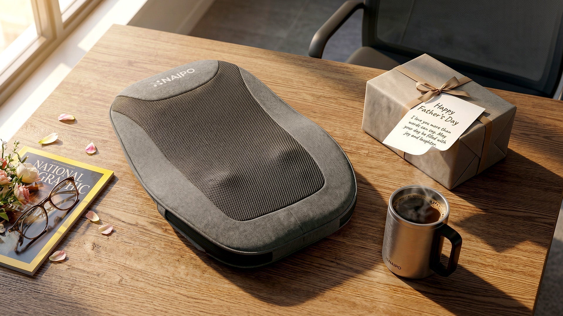 Give Dad the Comfort He Deserves: Celebrate Father’s Day with the NAIPO MGB-2403 Back Massager