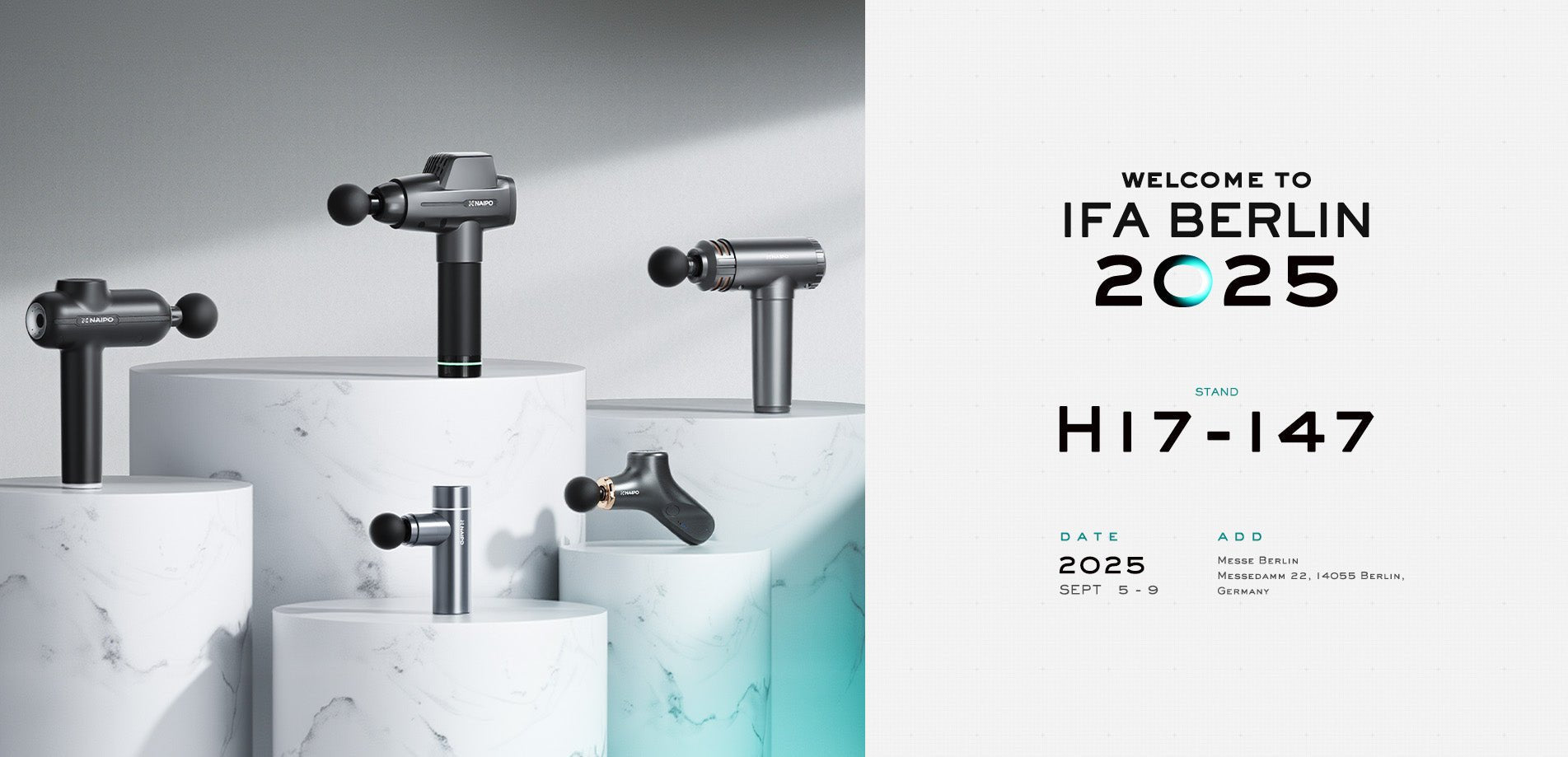 NAIPO Returns to IFA Berlin 2025 – See You at Booth H17-147! - NAIPO