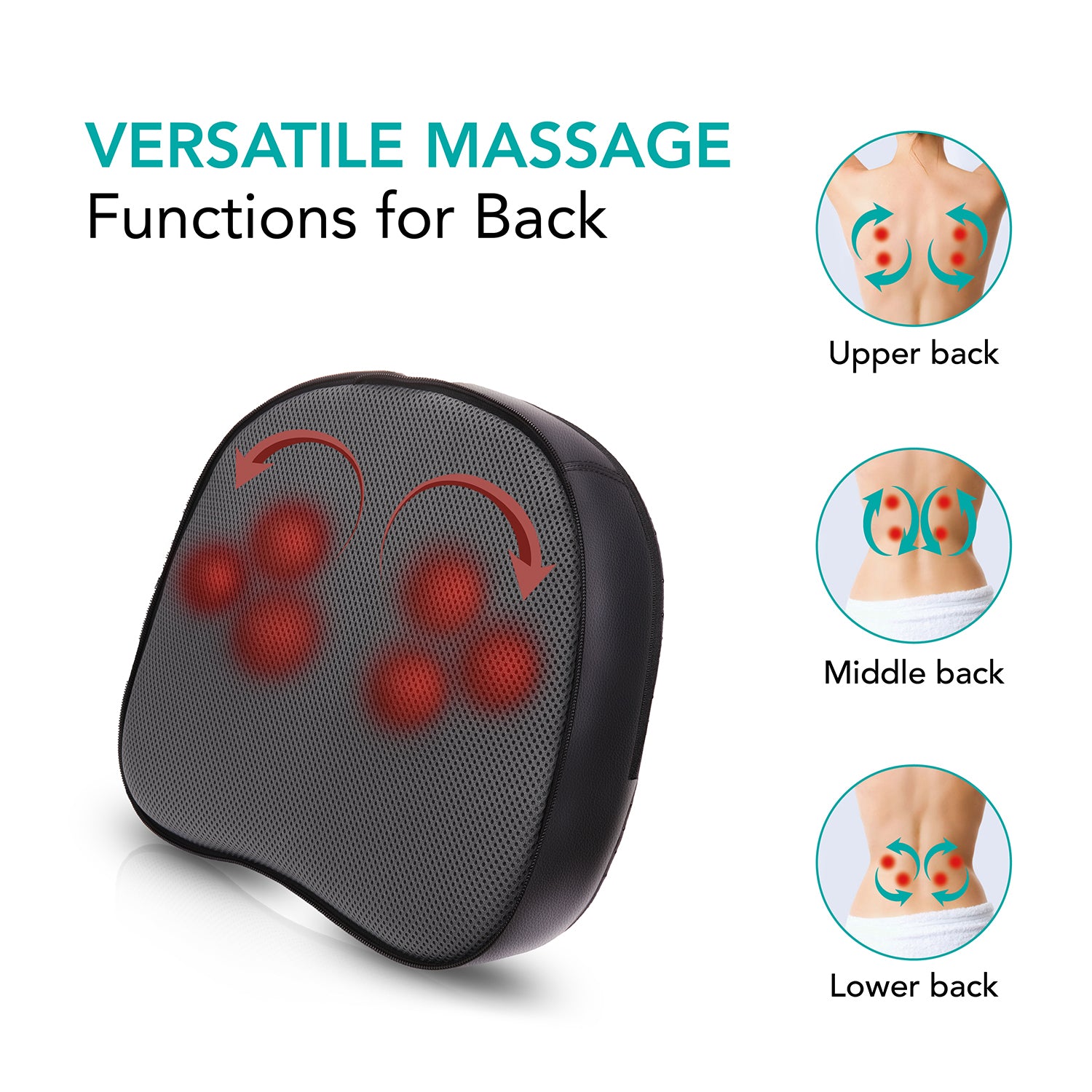 Masseur de pieds Shiatsu NAIPO MGF-1005 avec chaleur