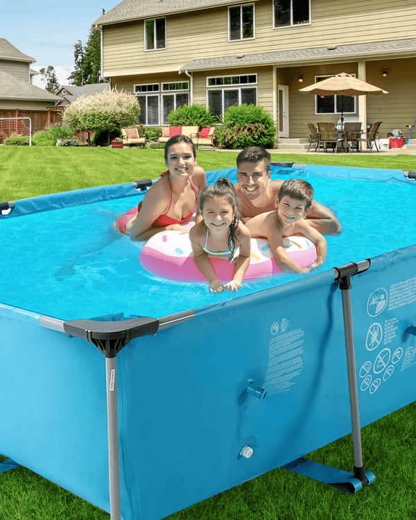 10Ft Frame Pools Blue Family Outdoor Use - NAIPO