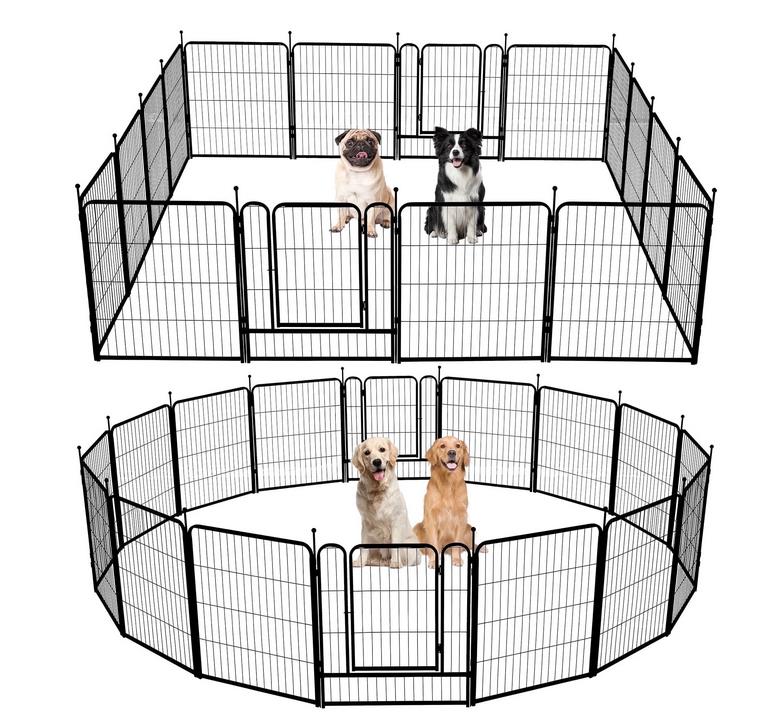 Naipo Dog Playpen Outdoor, 16 Panel 40