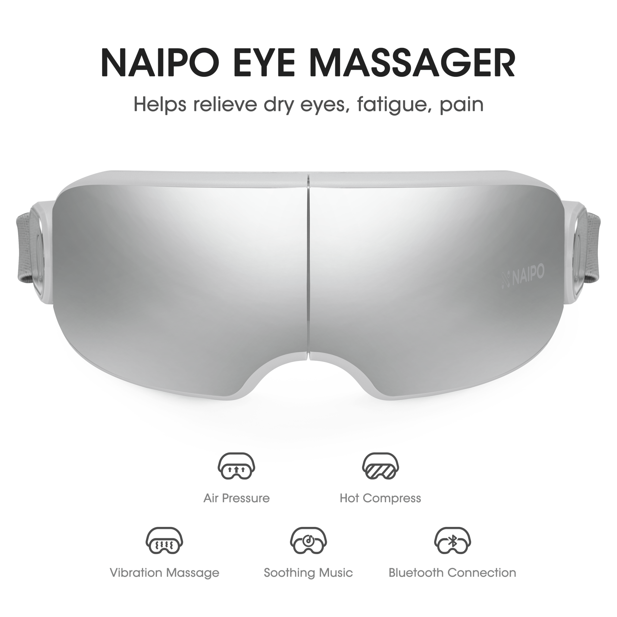 Naipo Electric Eye Massager with Music Mode - NAIPO