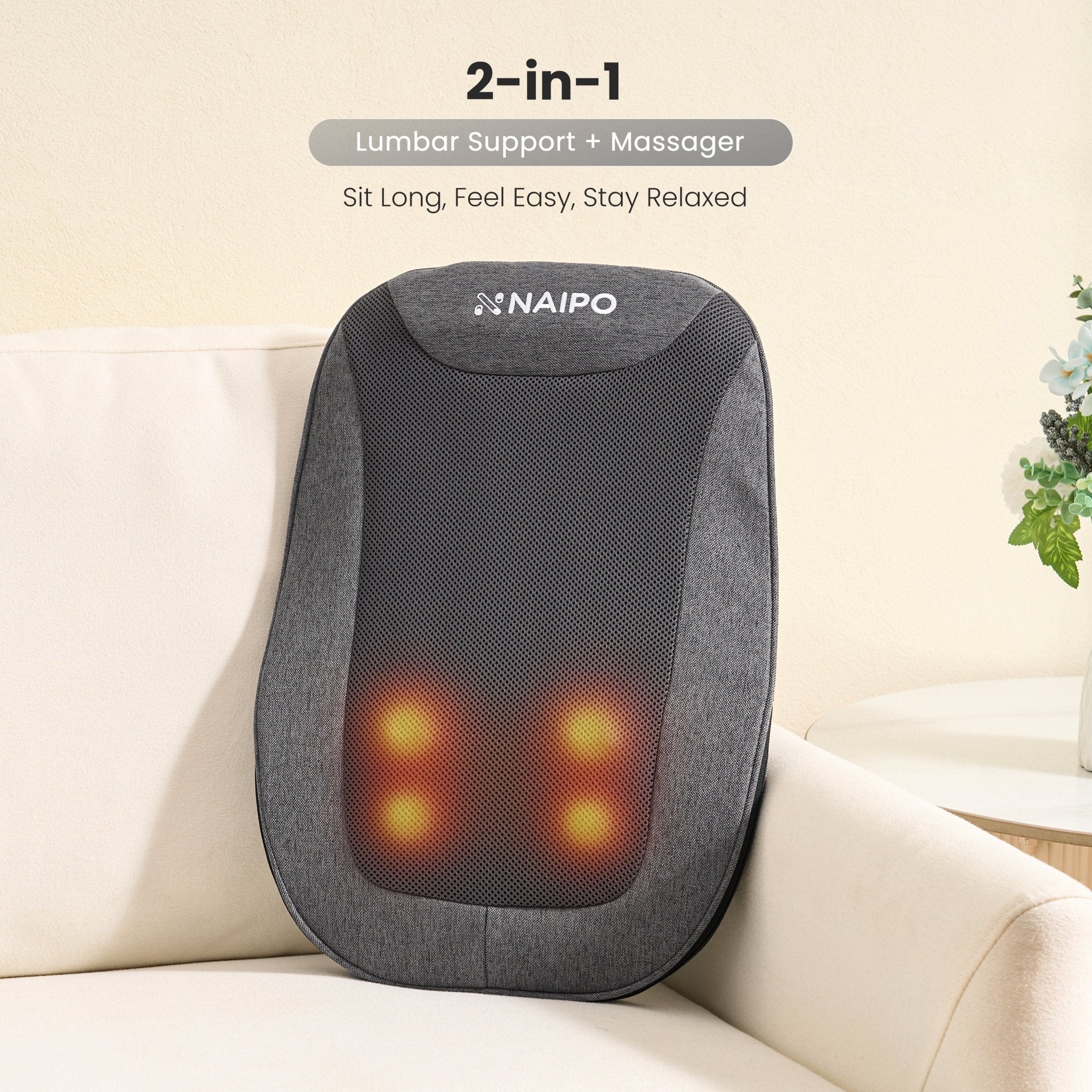NAIPO MGB - 2403 mini charging massage backrest - NAIPO