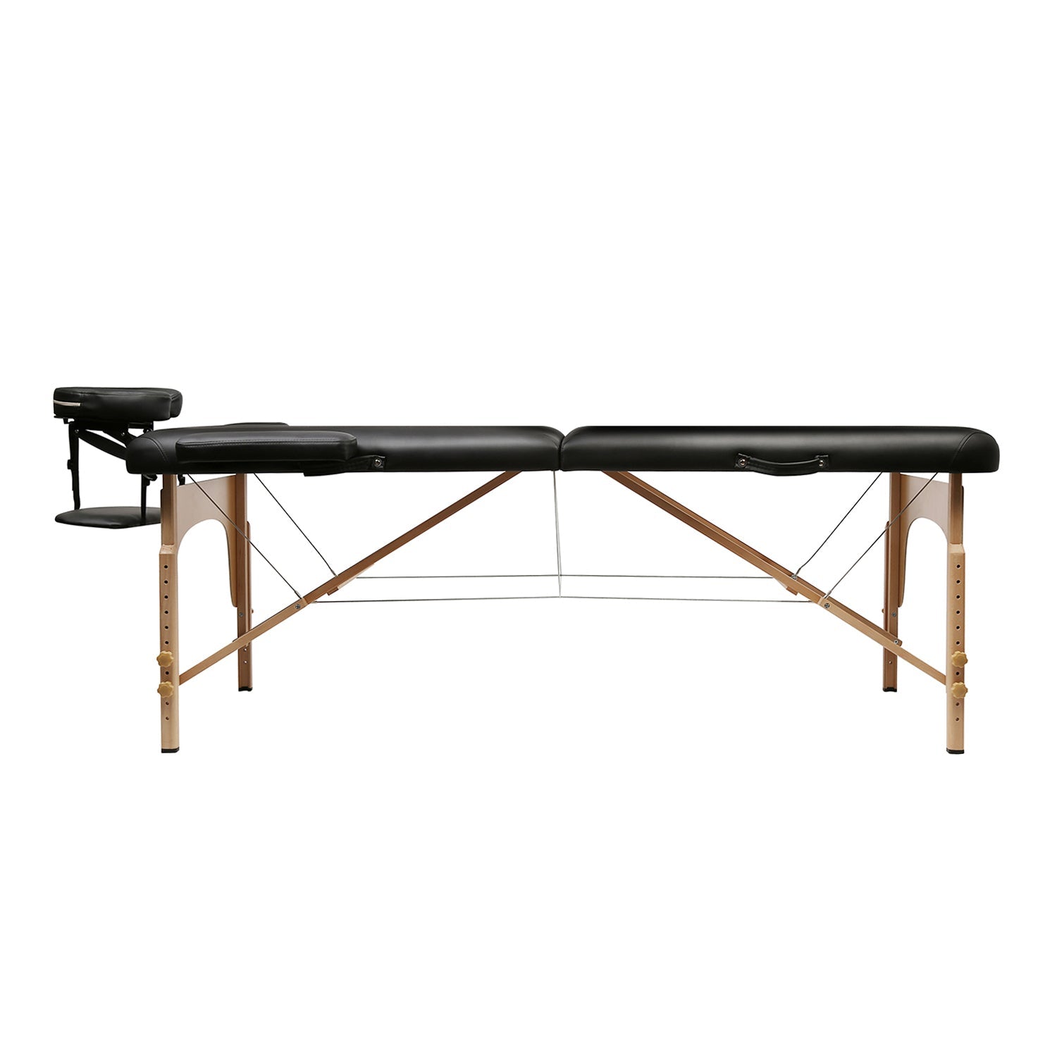 Naipo MGBC - 201H Portable Massage Table with 2 Fold Wooden - NAIPO