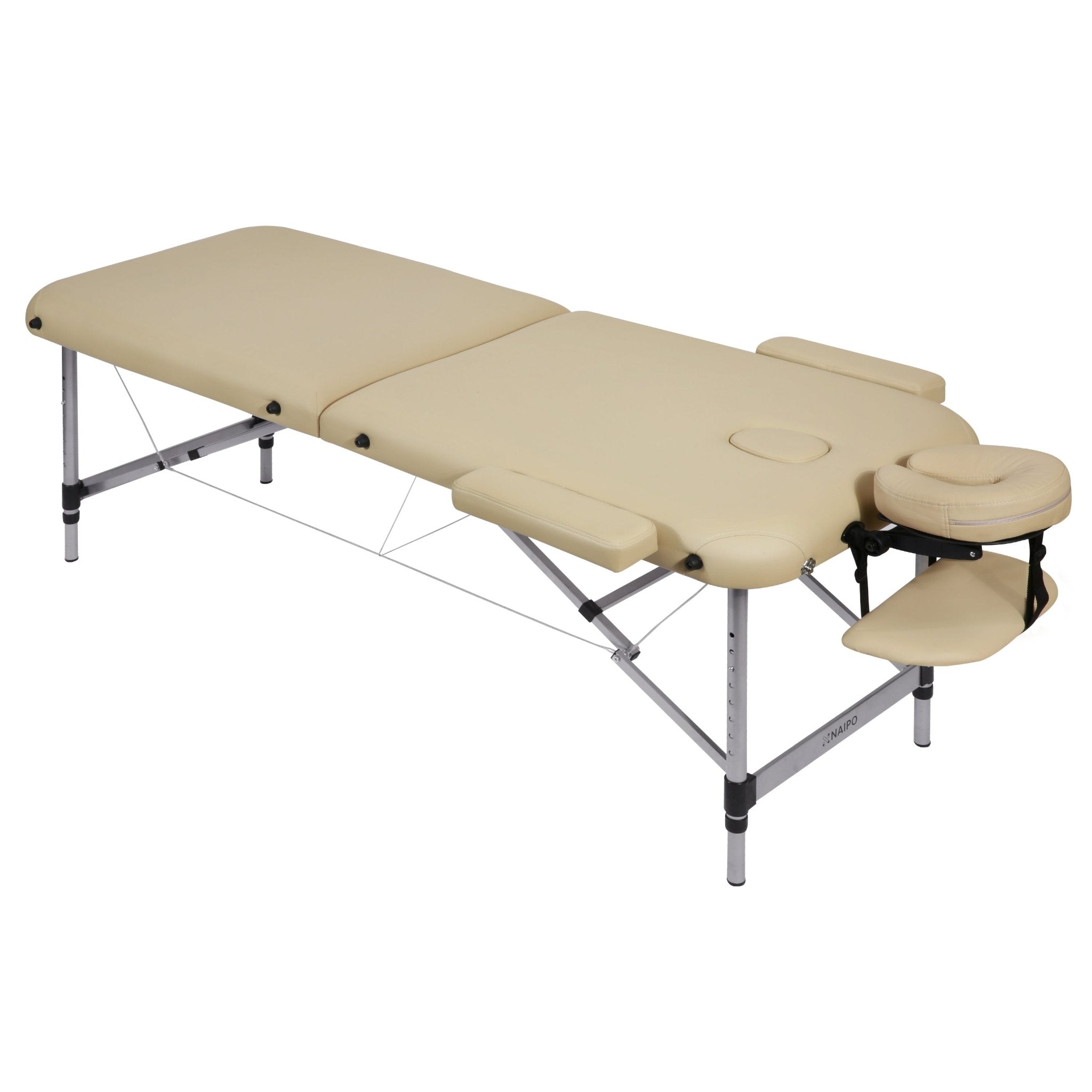 Naipo MGBC - 211H Two - fold portable Massage Table with Aluminum Feet - NAIPO