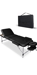 Naipo MGBC - 301 Three - fold portable Massage Table with Aluminum Feet - NAIPO