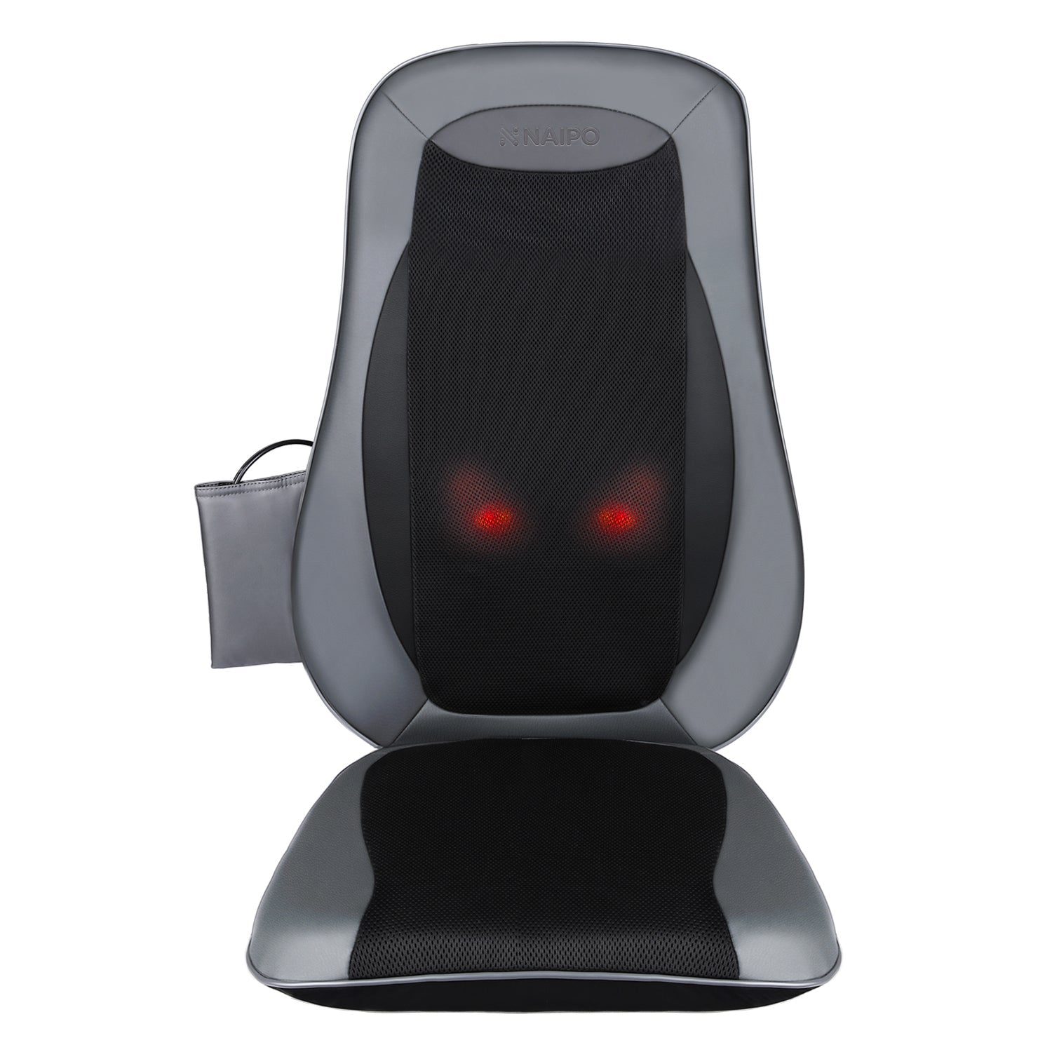 Naipo MGBK - 2606H Shiatsu Back Massager with Heat, Deep Kneading, Rolling and Vibration - NAIPO