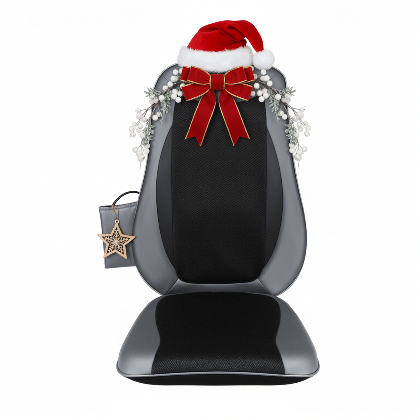 Naipo MGBK - 2606H Shiatsu Back Massager with Heat, Deep Kneading, Rolling and Vibration - Christmas Gift for Him/Her - NAIPO