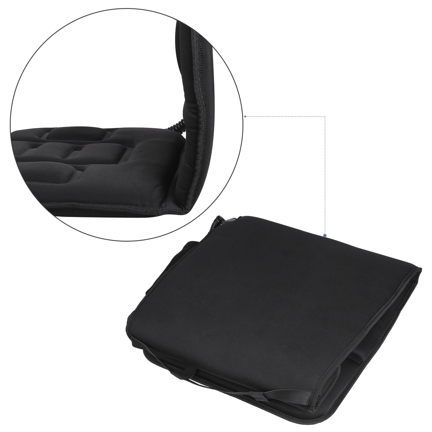 Naipo MGC - 168 Portable Seat Cushion with Vibration and Heat - NAIPO