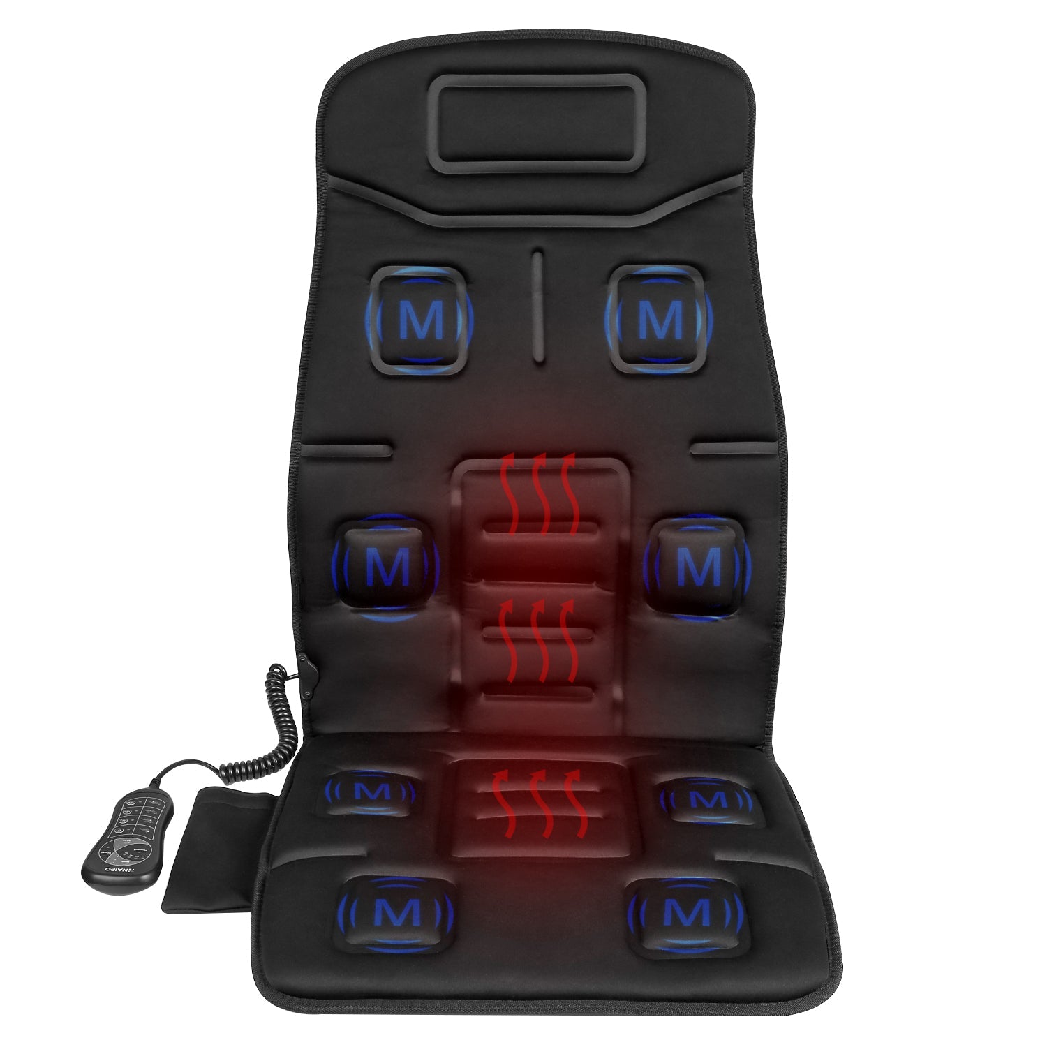Naipo MGC - 168 Portable Seat Cushion with Vibration and Heat - NAIPO