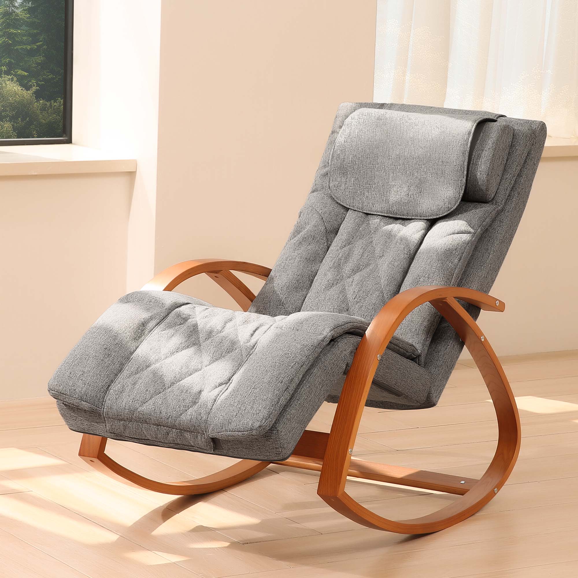 NAIPO MGC - 2300P Rocking Wooden Massage Chair - NAIPO