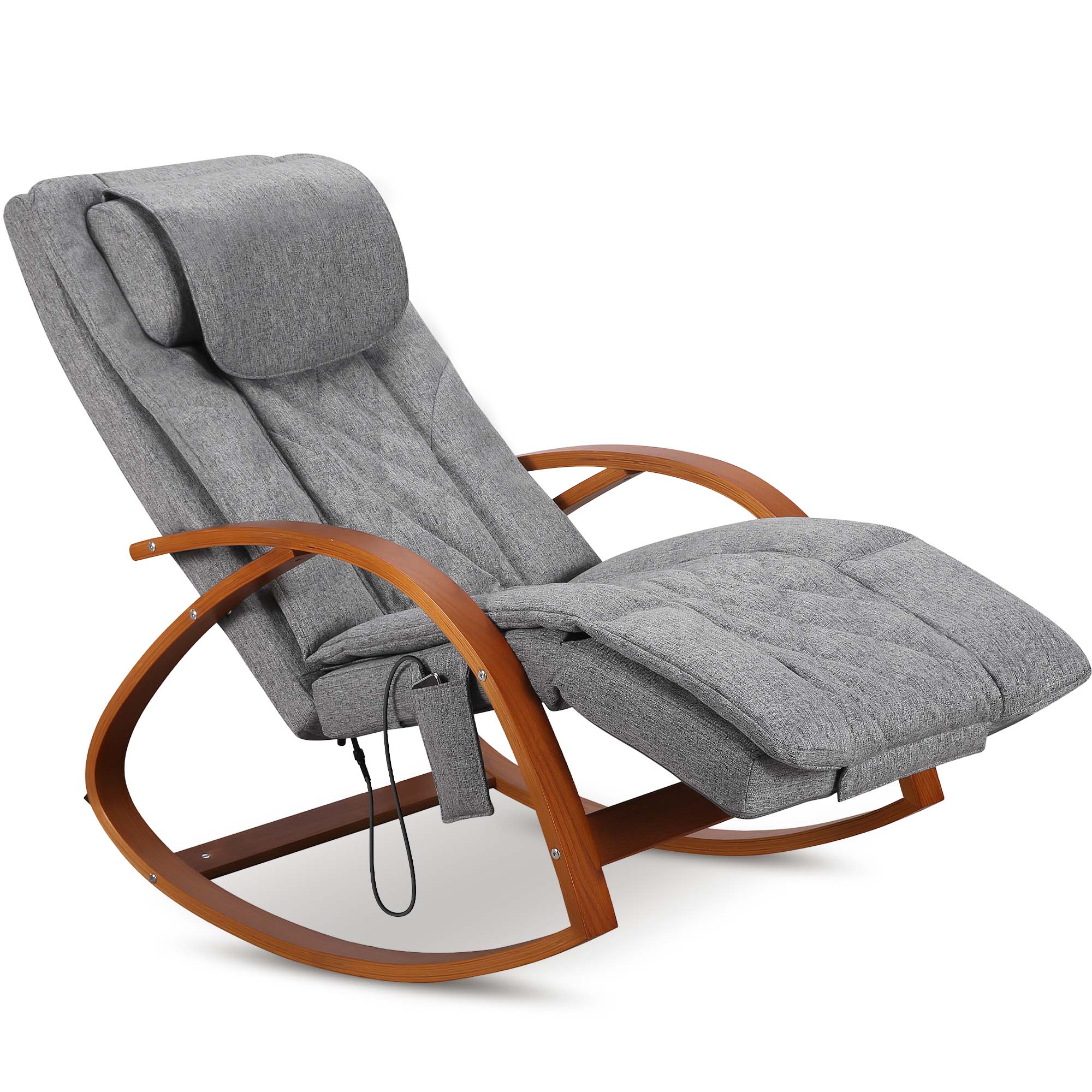 NAIPO MGC - 2300P Rocking Wooden Massage Chair - NAIPO