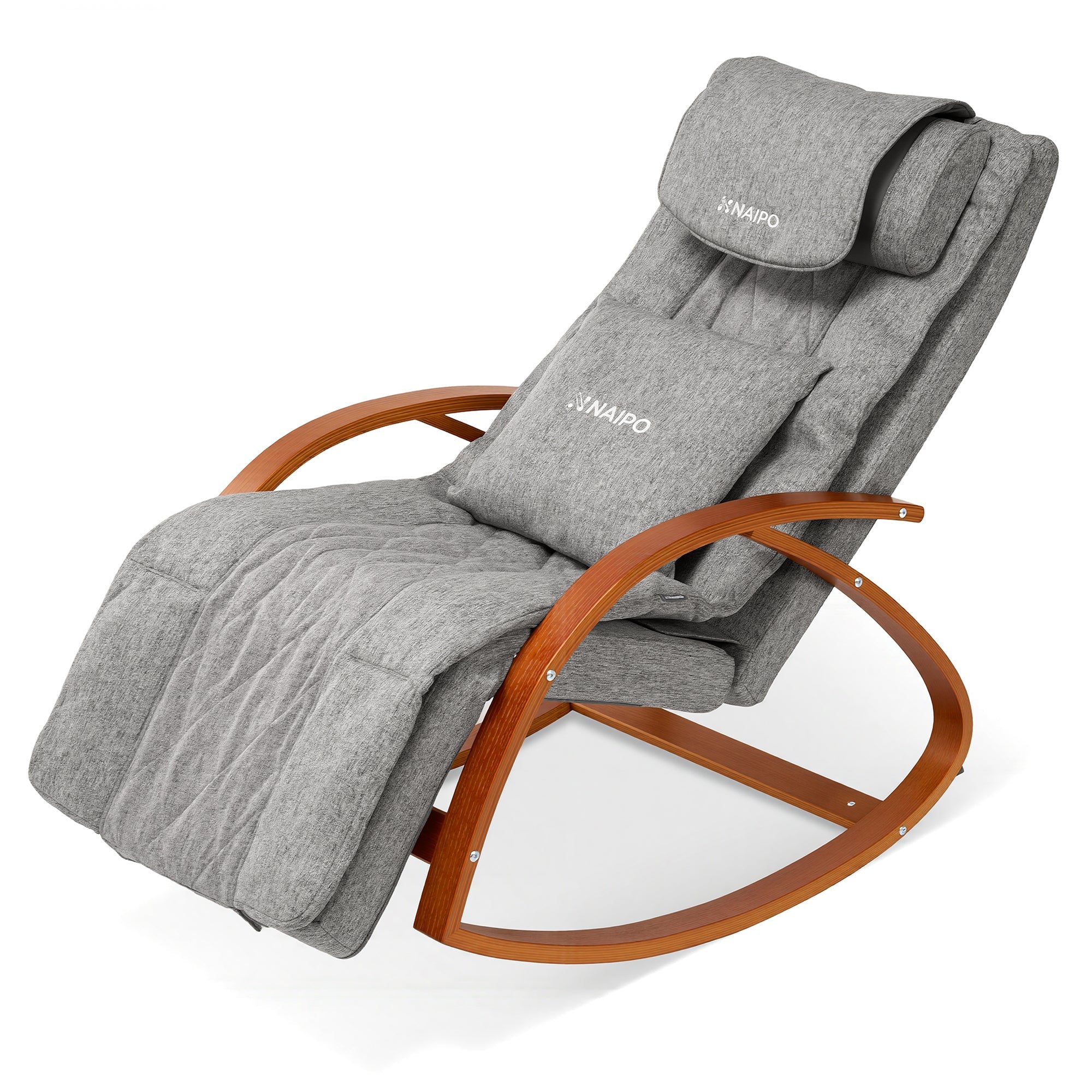 NAIPO MGC - 2300P Rocking Wooden Massage Chair - Christmas Gift for Him/Her - NAIPO