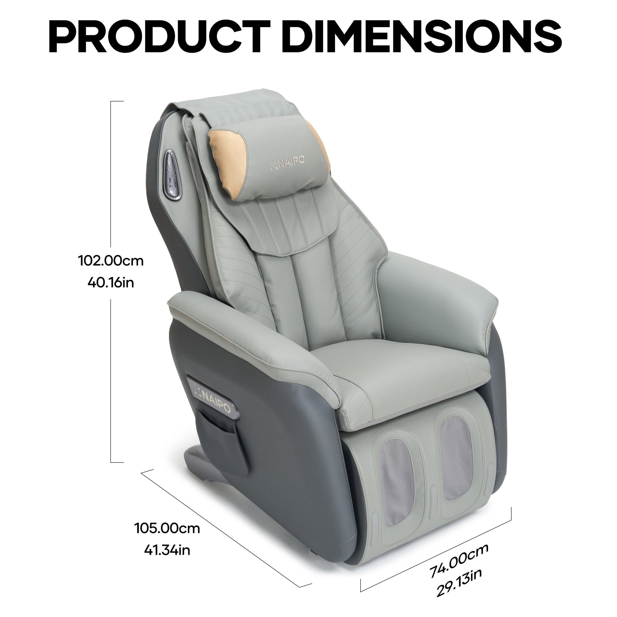 NAIPO MGC - 2300X Smart Massage Chair - NAIPO