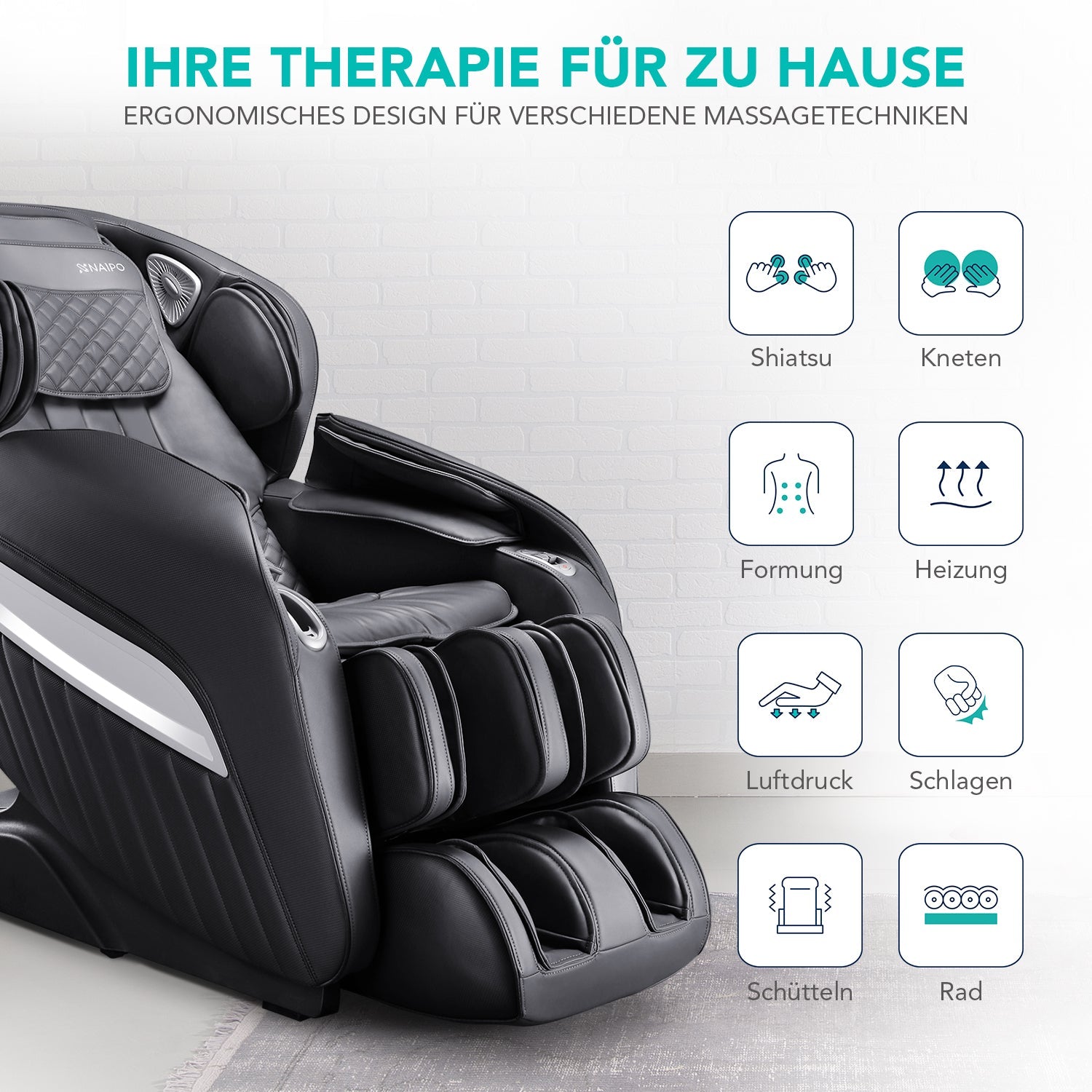 Naipo MGC - A350 Full Body Music Massage - NAIPO