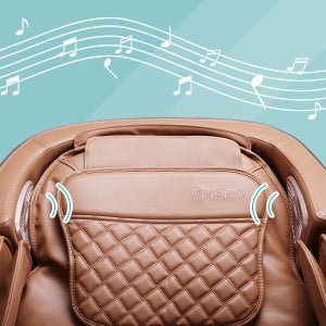 Naipo MGC - A350 Full Body Music Massage - BROWN - NAIPO