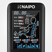 Naipo MGC - A350 Full Body Music Massage - BROWN - NAIPO