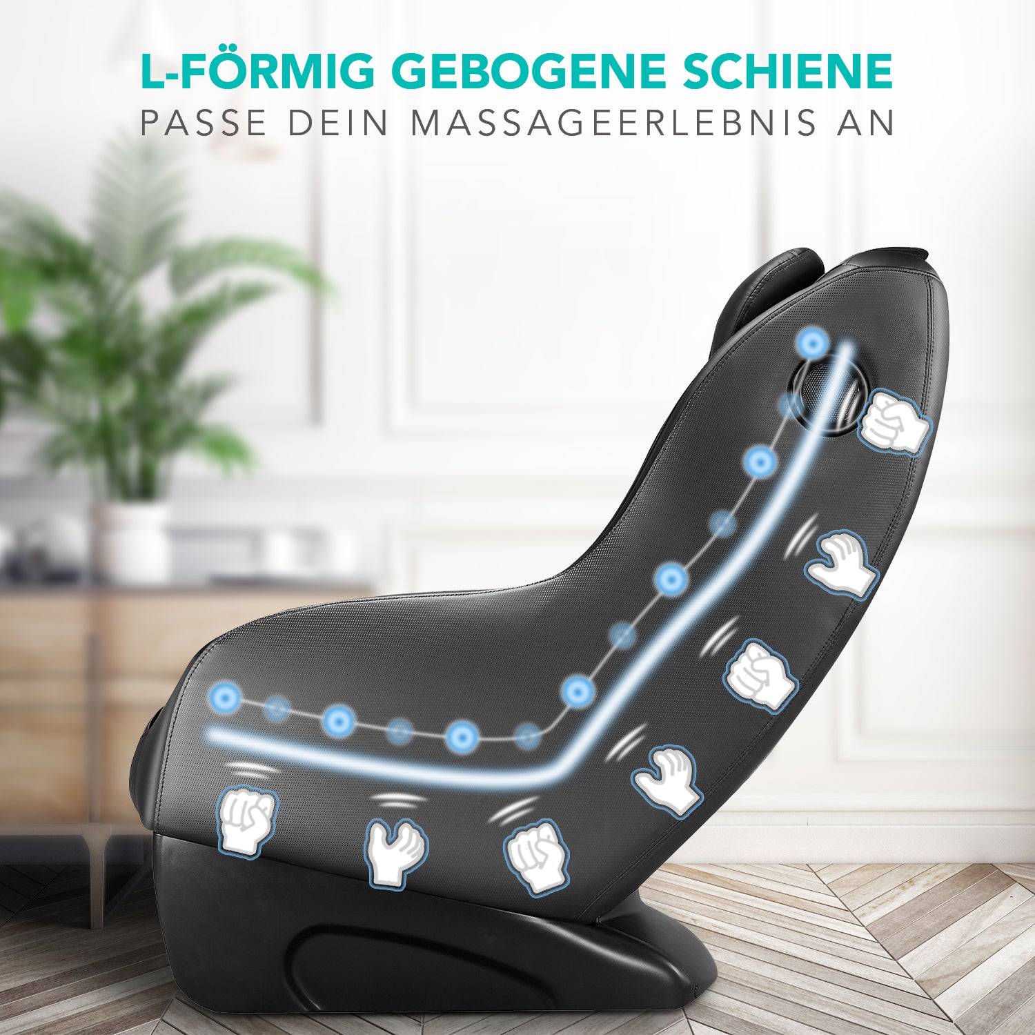 Naipo MGCHR - A150 Full Body Music Massage Chair with Kneading & Tapping - NAIPO