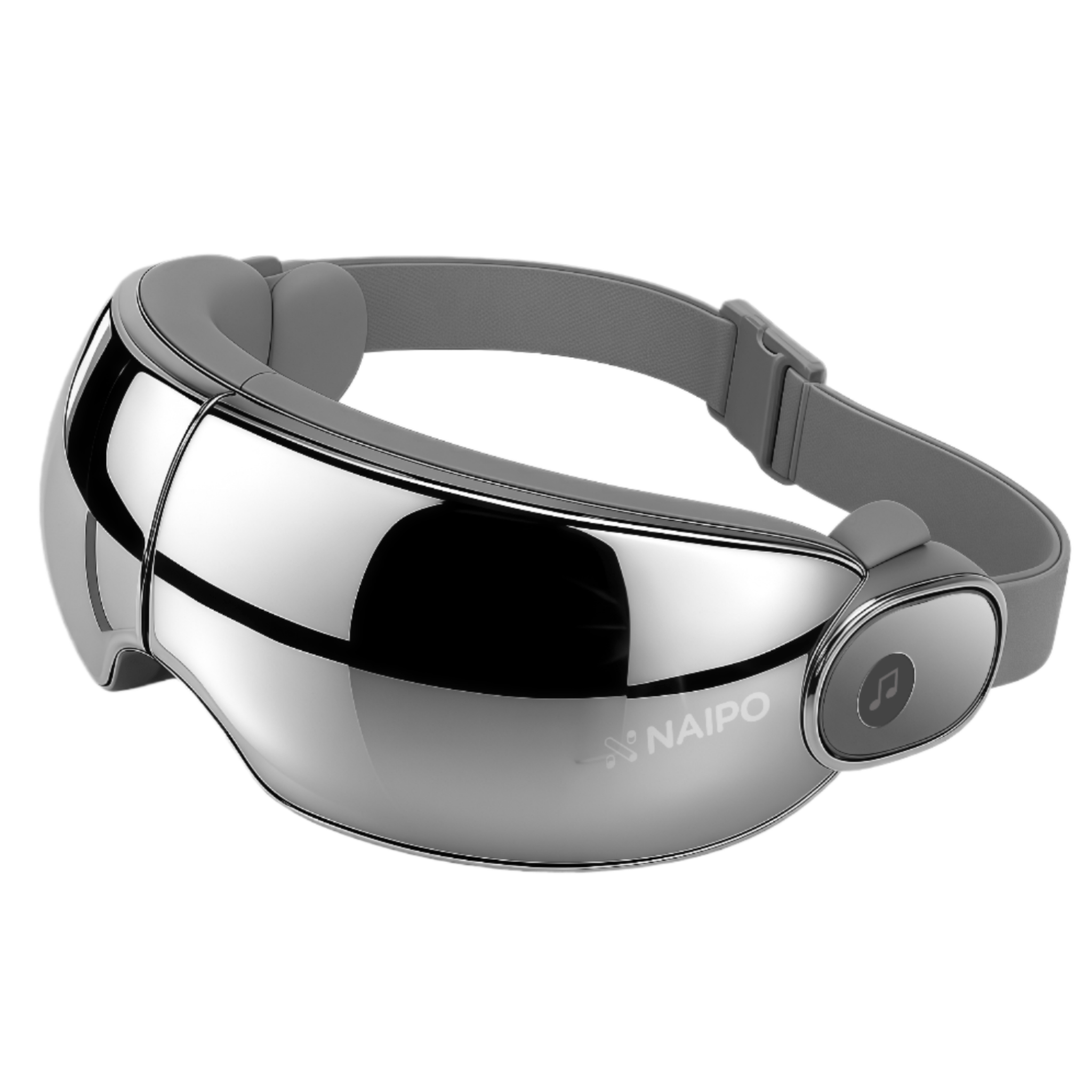 NAIPO MGE - 2302 Eye Massager with Heat & Vibration – 5 Massage Modes and Bluetooth Music - NAIPO