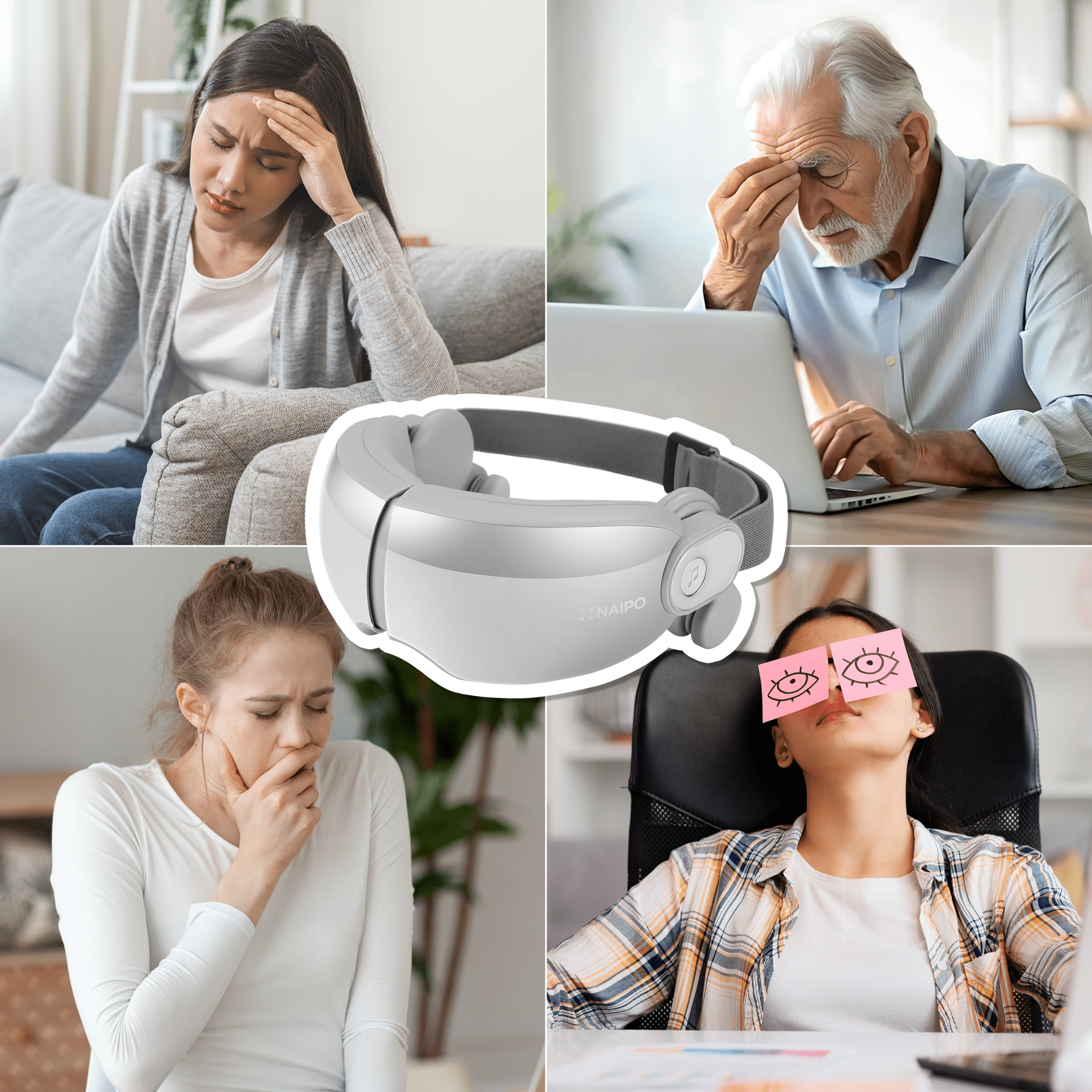 Naipo MGE - 2303 BoneConduction Eye Massager - NAIPO