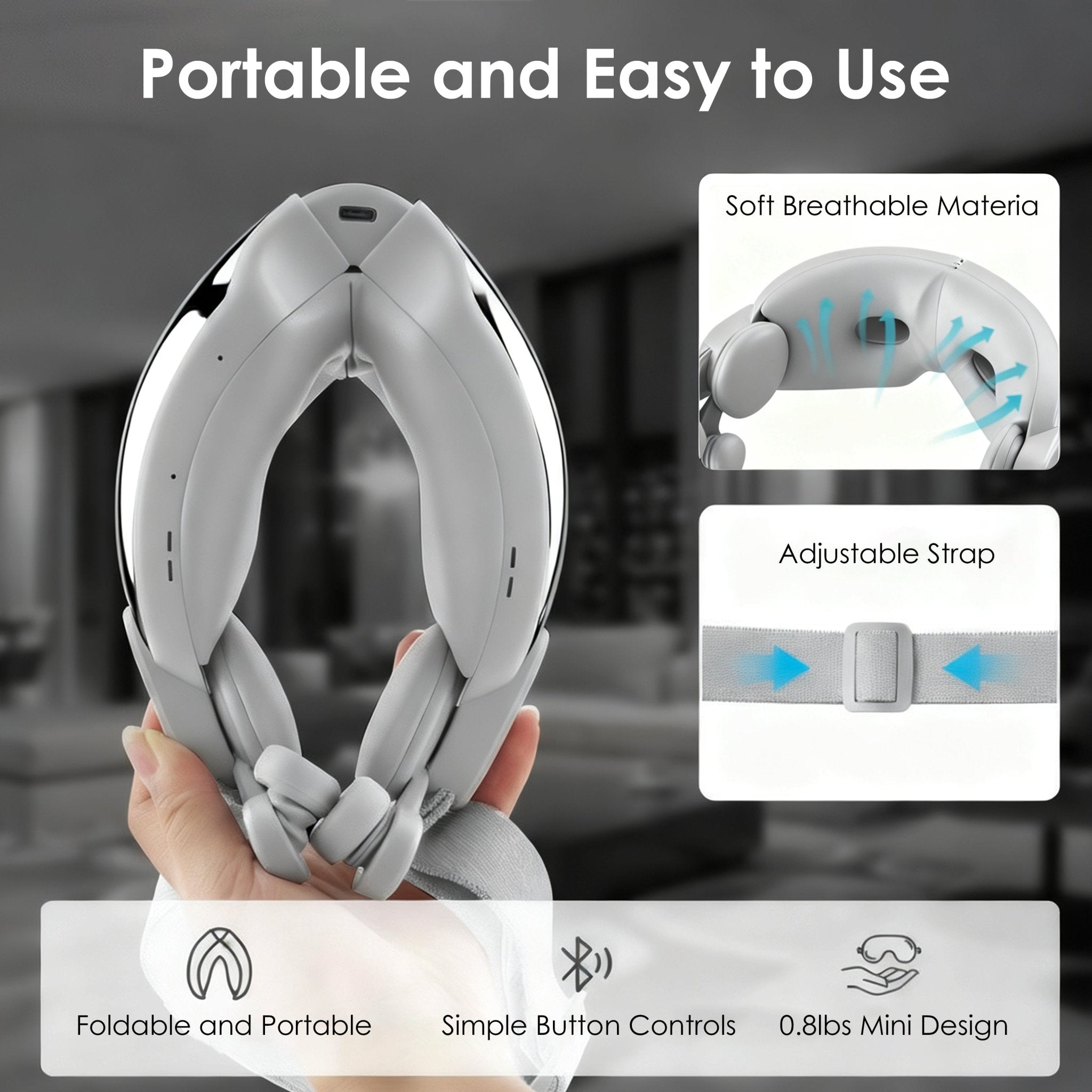Naipo MGE - 2303 BoneConduction Eye Massager - NAIPO