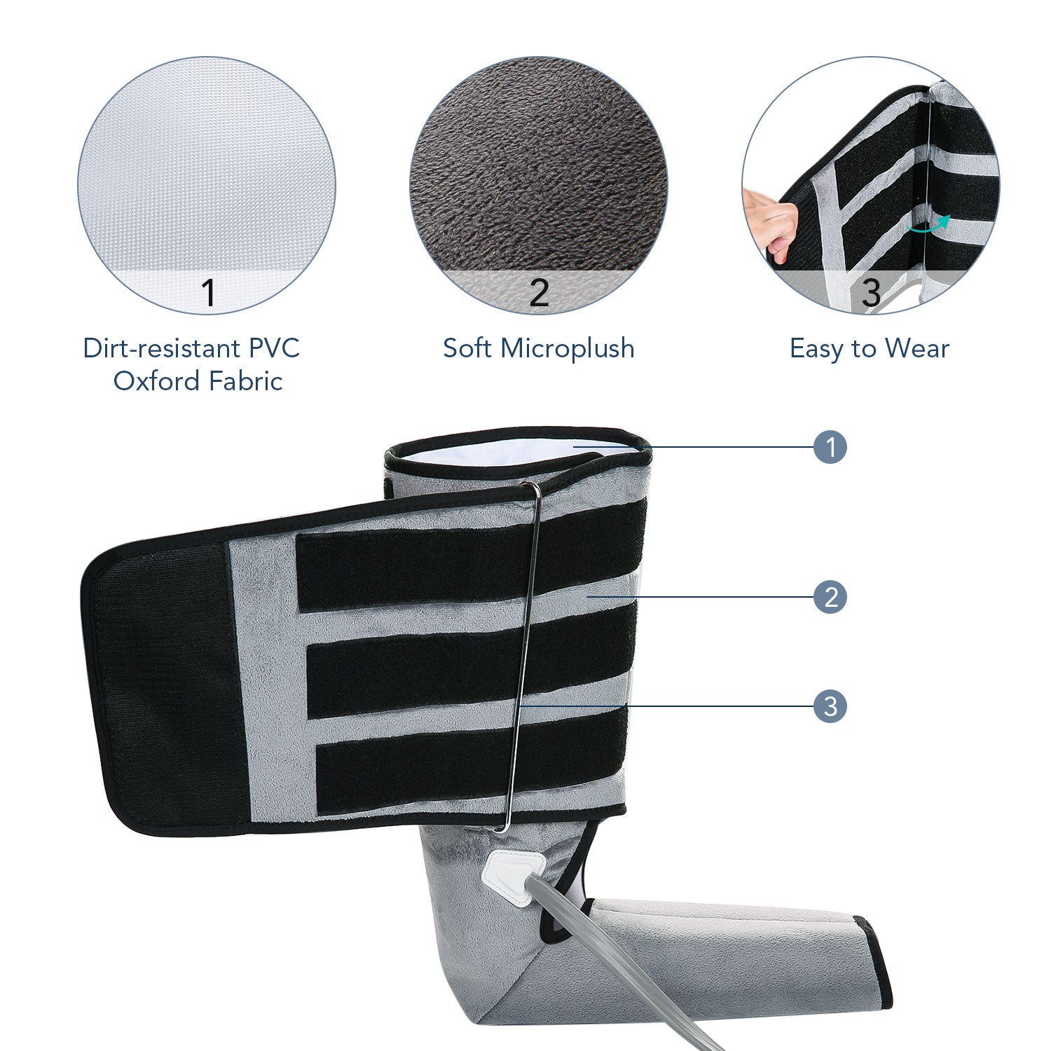 Naipo MGF - 701 Rechargeable Leg Compression Massager - NAIPO