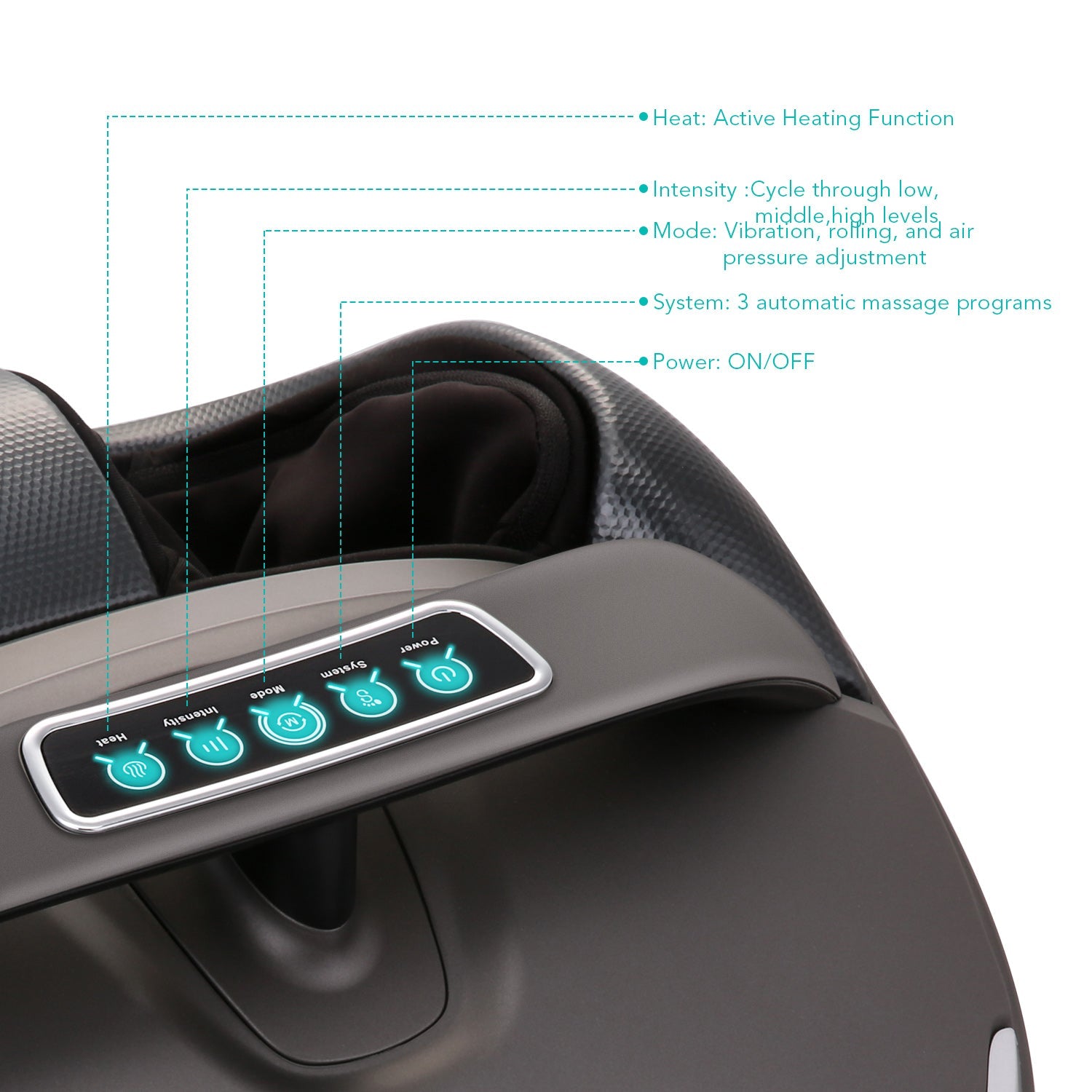 Naipo MGF - 839A Foot Massager Shiatsu Foot Massage Machine Luxury Feet Massager - NAIPO