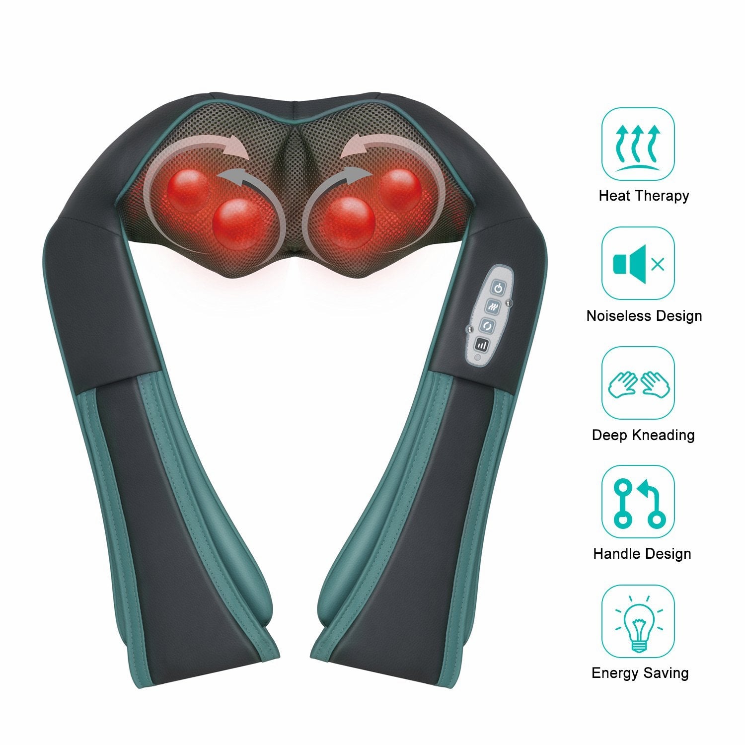 Naipo MGS - N12CS Cordless Shiatsu Neck & Shoulder Massager - NAIPO