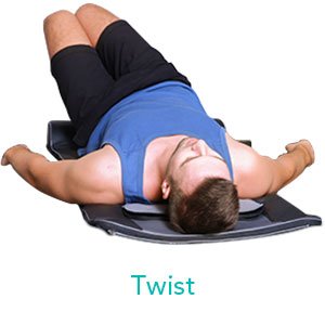 NAIPO MGYM - 8610 Portable Traction Air Yoga Mat with Waist Heated Massage - NAIPO