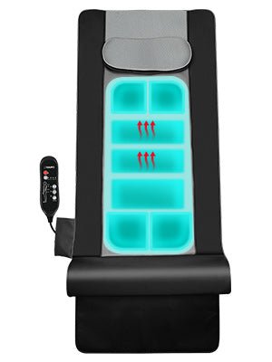 NAIPO MGYM - 8610 Portable Traction Air Yoga Mat with Waist Heated Massage - NAIPO