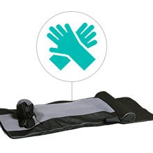 NAIPO MGYM - 8610 Portable Traction Air Yoga Mat with Waist Heated Massage - NAIPO
