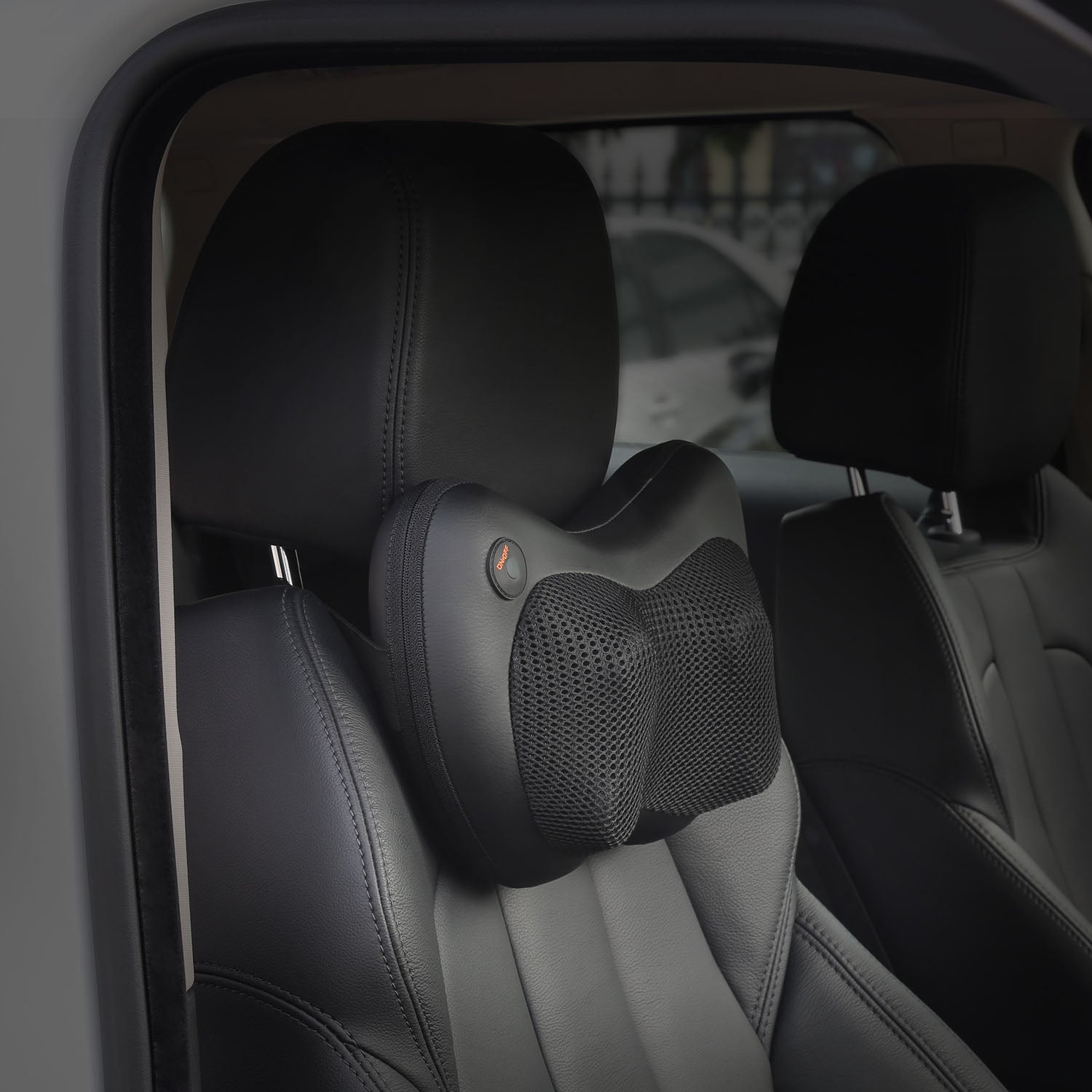 Naipo Neck & Back Massage Pillow with Heat Shiatsu Deep Kneading Massager - NAIPO