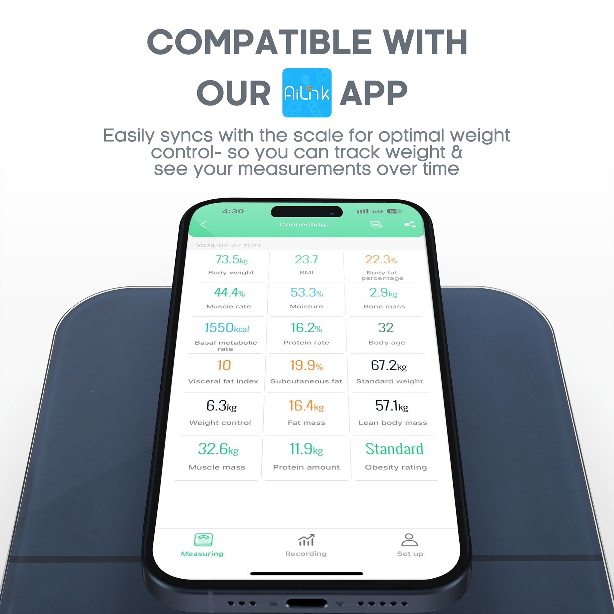 Naipo NP - BS02 Smart Scale - Dark Gray - NAIPO