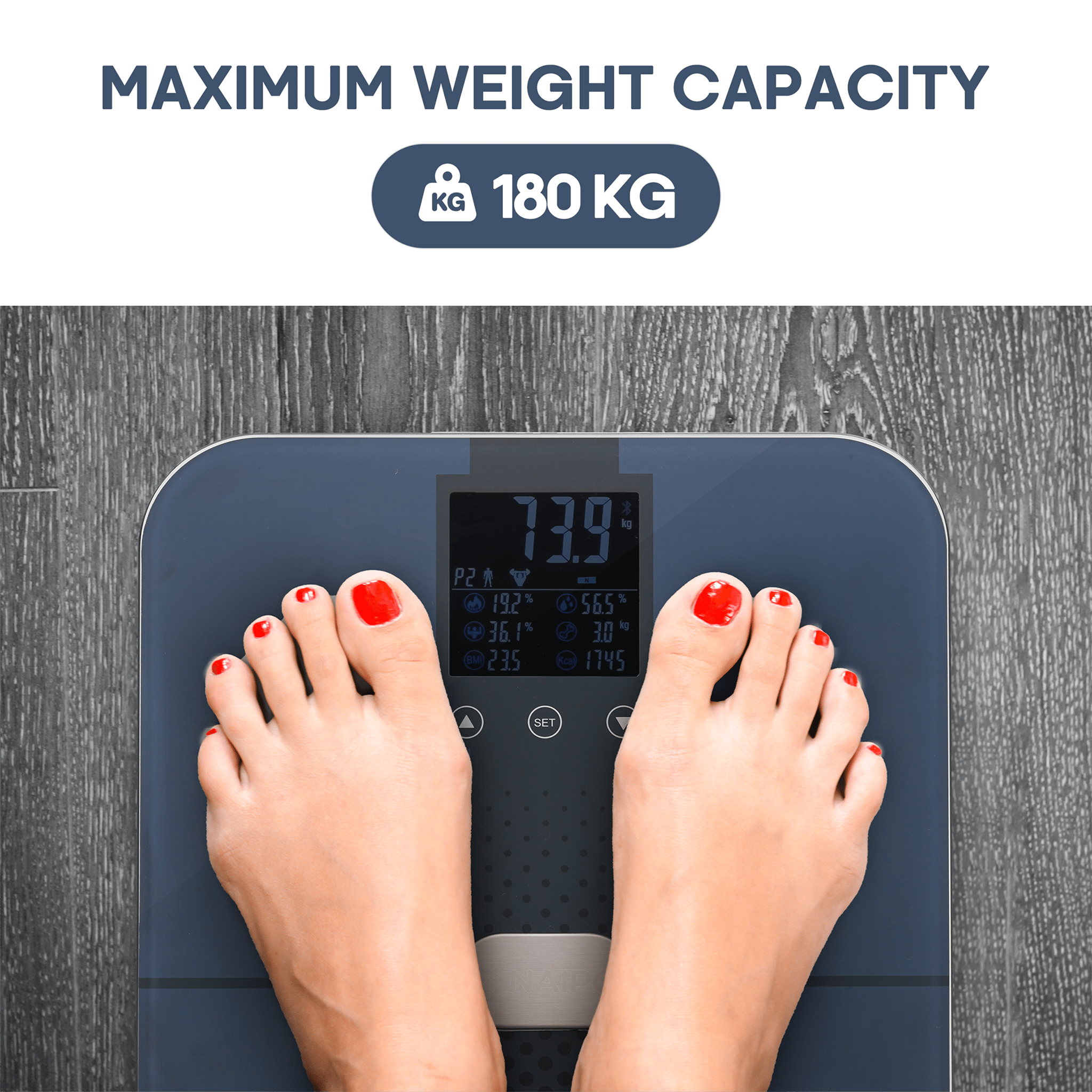 Naipo NP - BS02 Smart Scale - Dark Gray - NAIPO