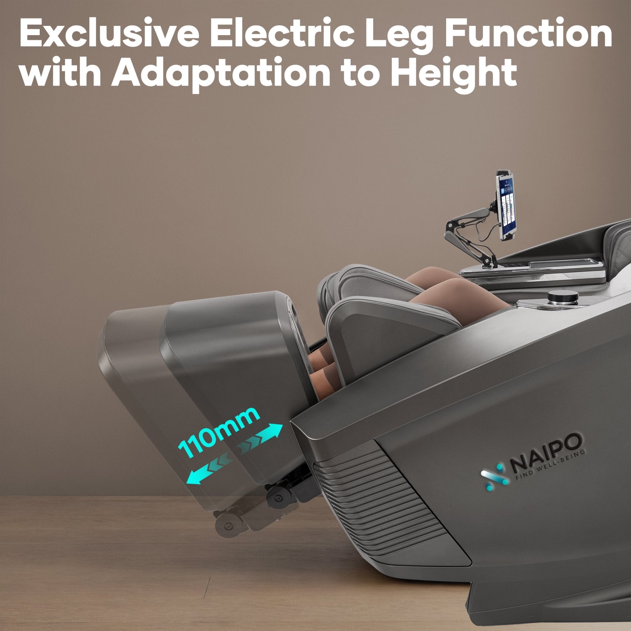 NAIPO NP - MC2401 Smart Massage Chair - Full Body Shiatsu with Heat - NAIPO