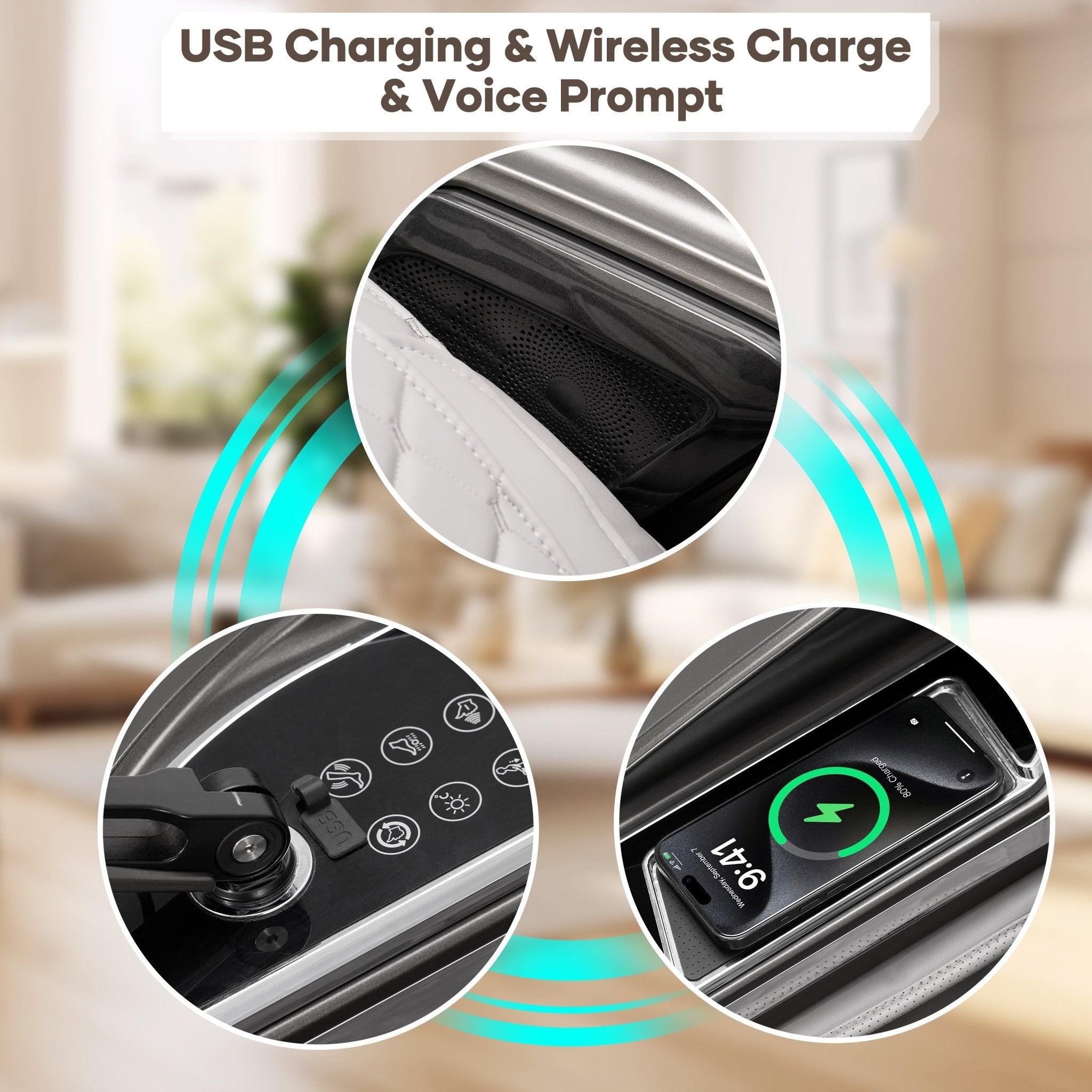 NAIPO NP - MC2401 Smart Massage Chair - Full Body Shiatsu with Heat - NAIPO