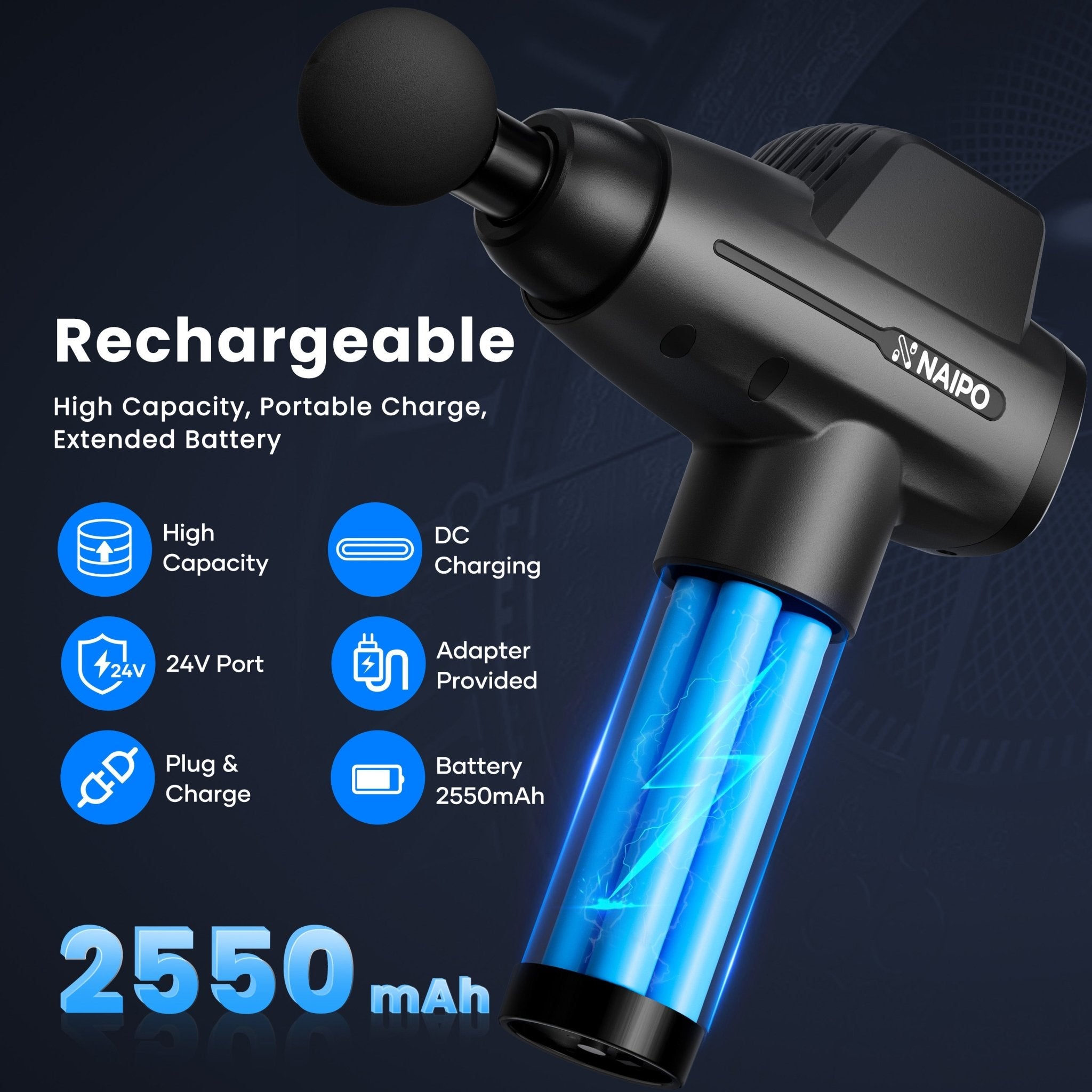 NAIPO NPMGUN - 006 Massage Gun - NAIPO