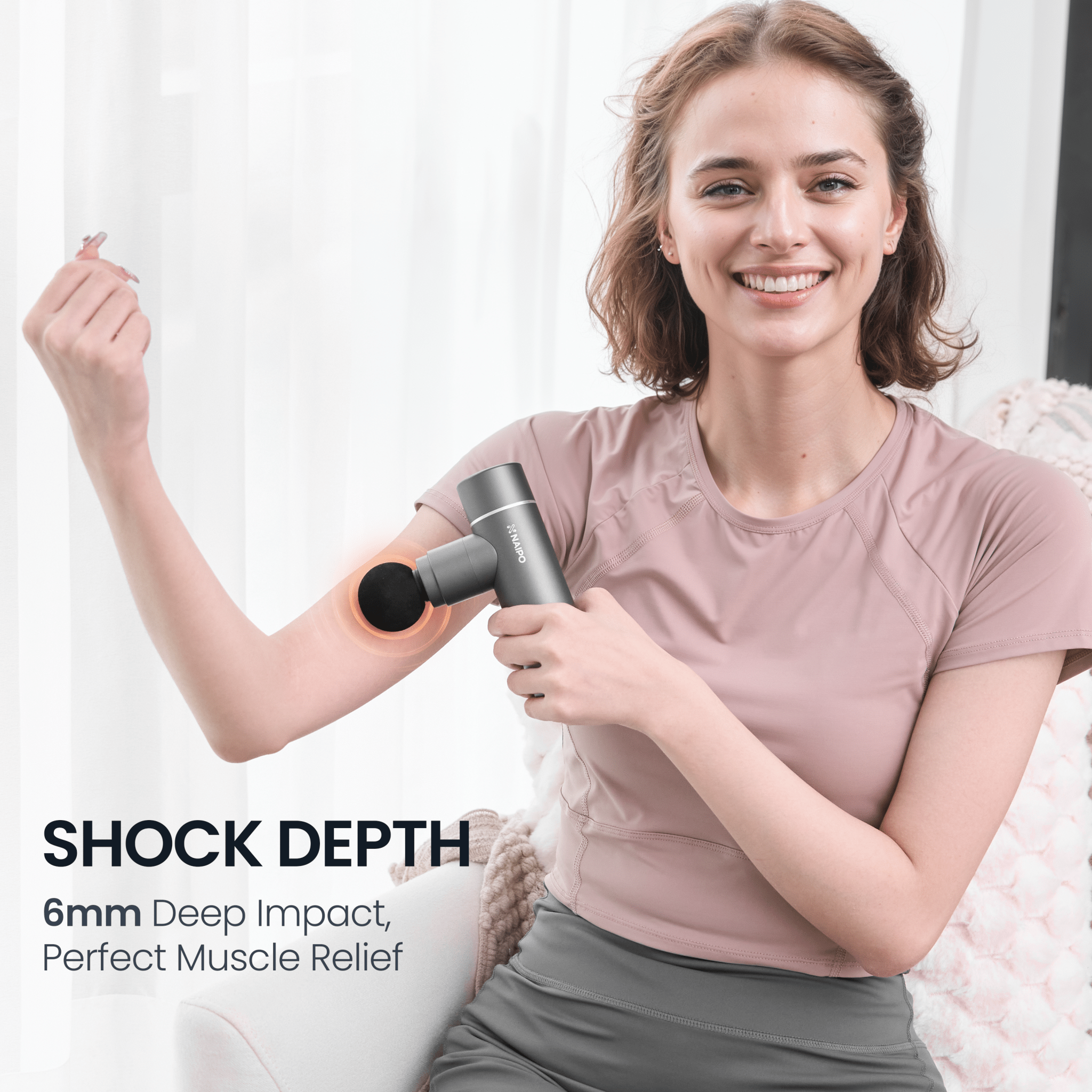 NAIPO NPMGUN - J11 Massage Gun - NAIPO