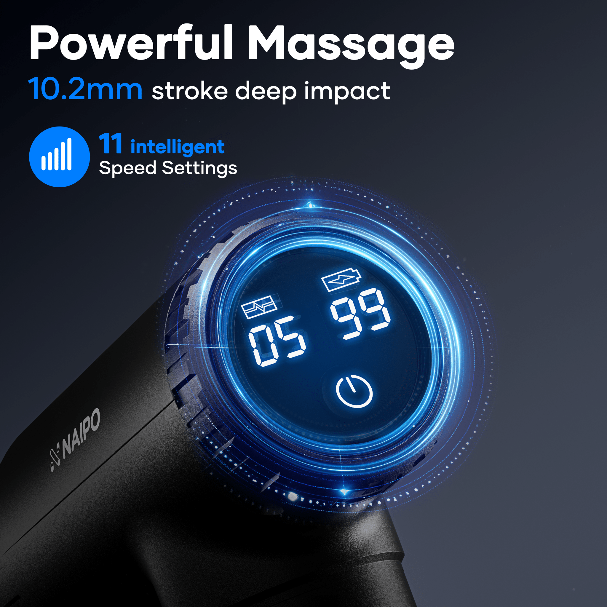 NAIPO NPMGUN - K5 Massage Gun - NAIPO