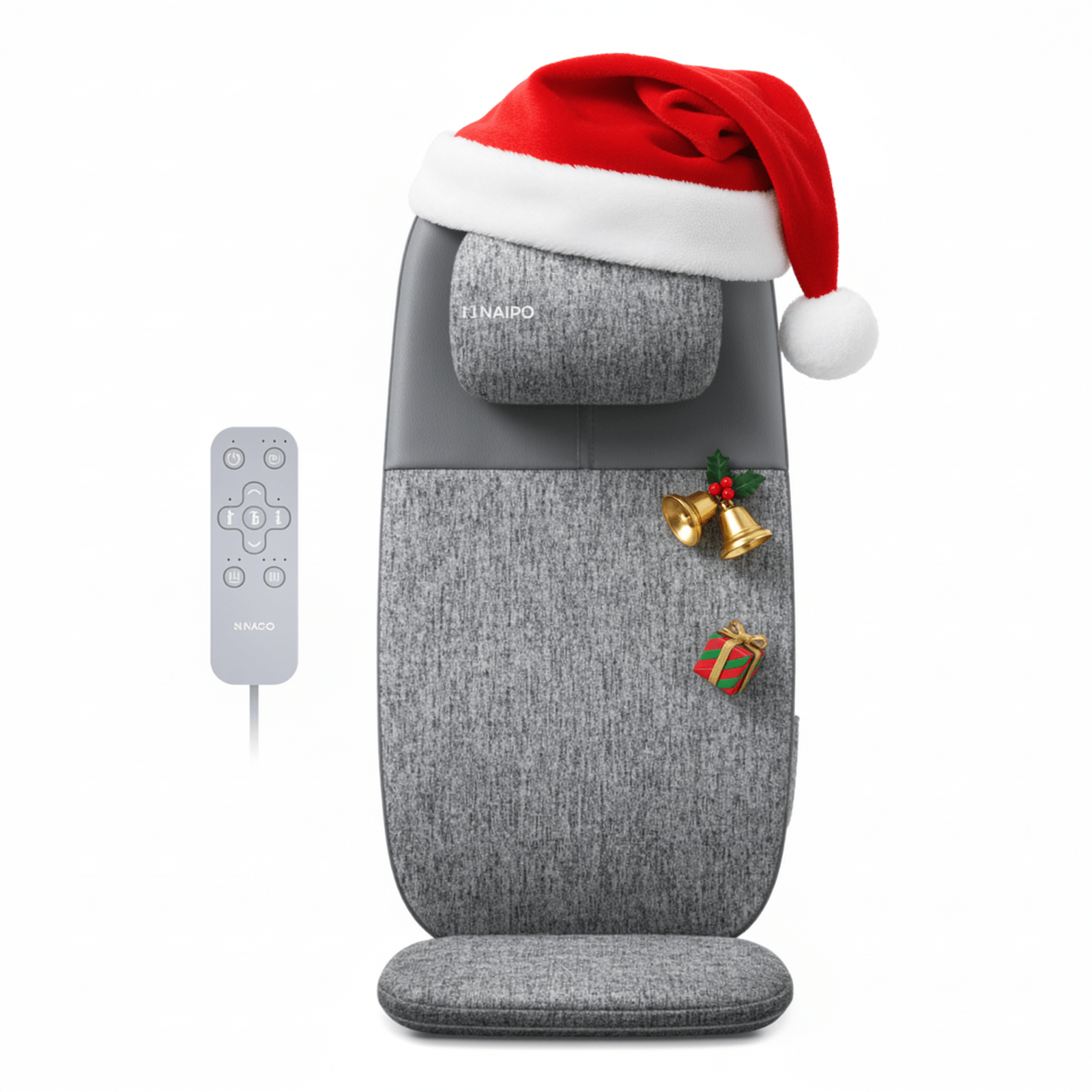 NAIPO oCuzen - S1 Shiatsu Back and Neck Massager Deep Kneading Massage - Christmas Gift for Him/Her - NAIPO