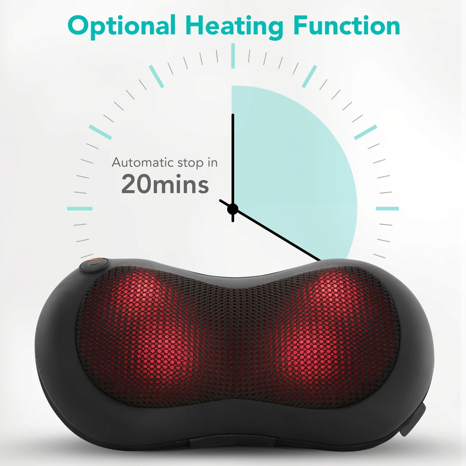 Naipo Pillow Massager MGP - 129G with Heat for Back and Neck - NAIPO