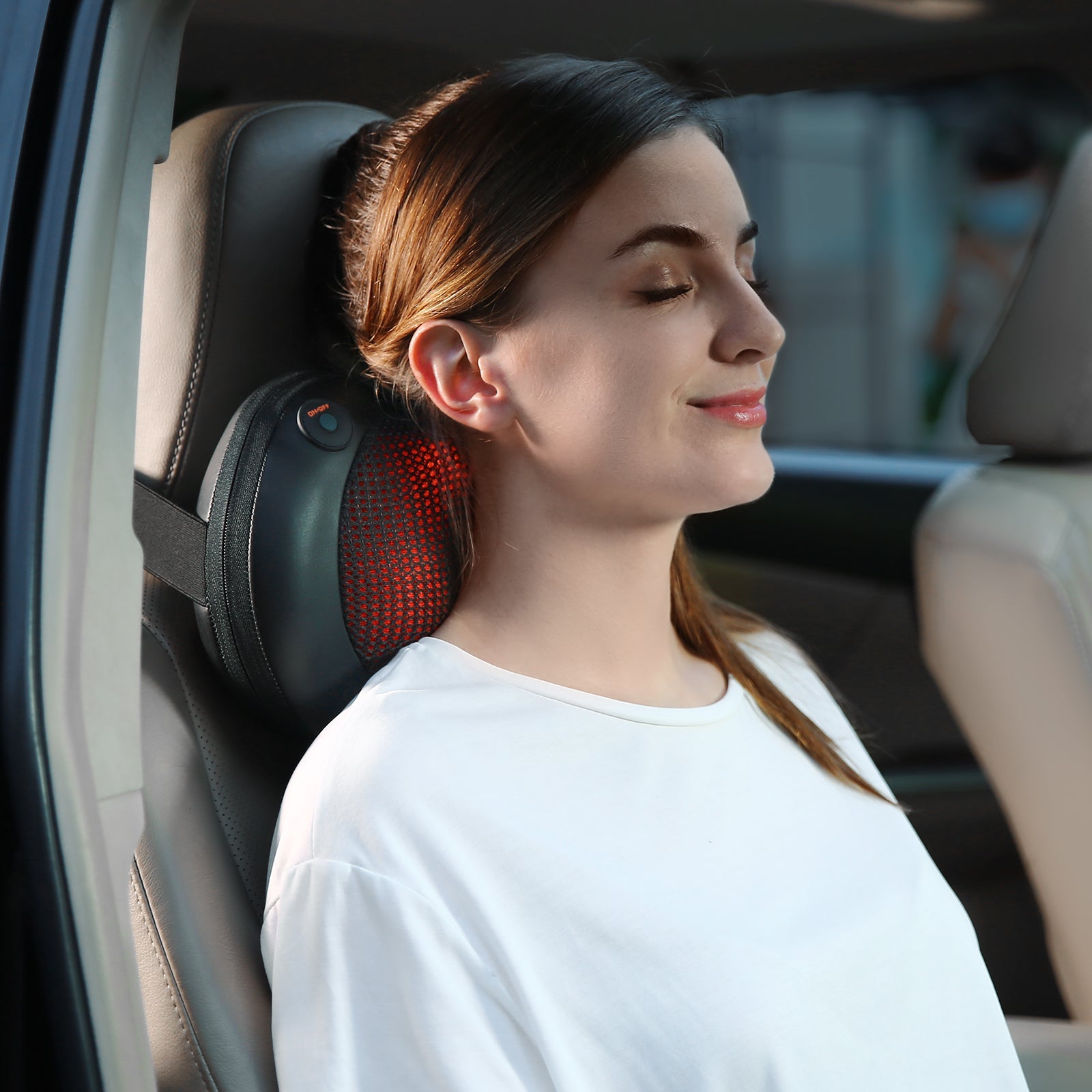 Naipo Pillow Massager MGP - 129G with Heat for Back and Neck - NAIPO