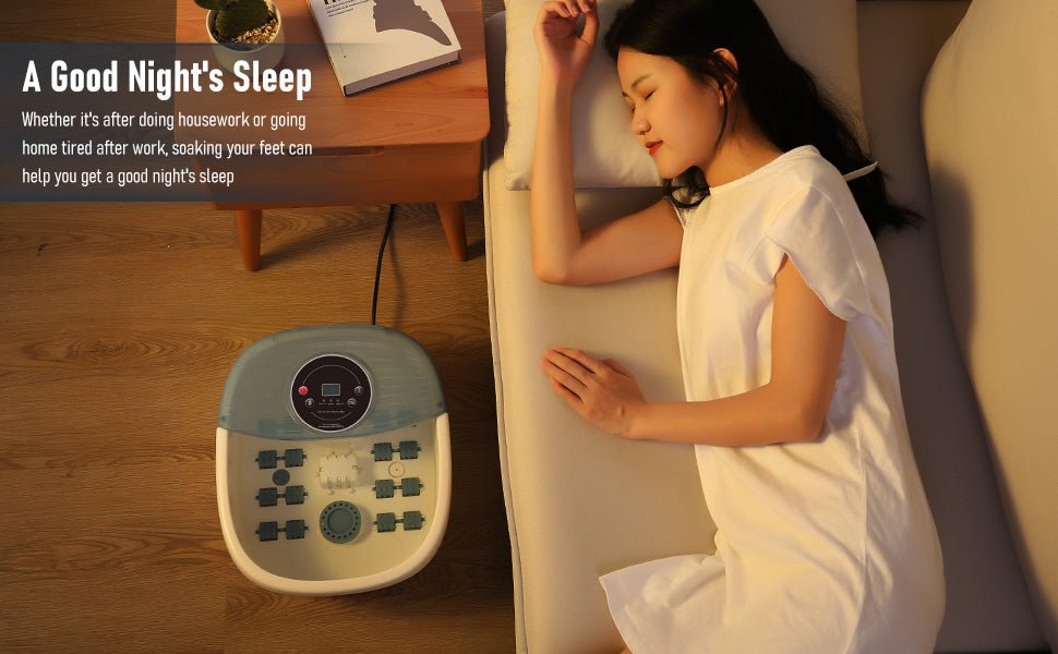 NAIPO XKAM - SPA18 Heated Bubble Foot Spa with Rollers - NAIPO