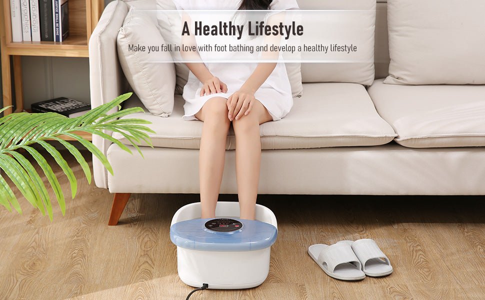 NAIPO XKAM - SPA18 Heated Bubble Foot Spa with Rollers - NAIPO