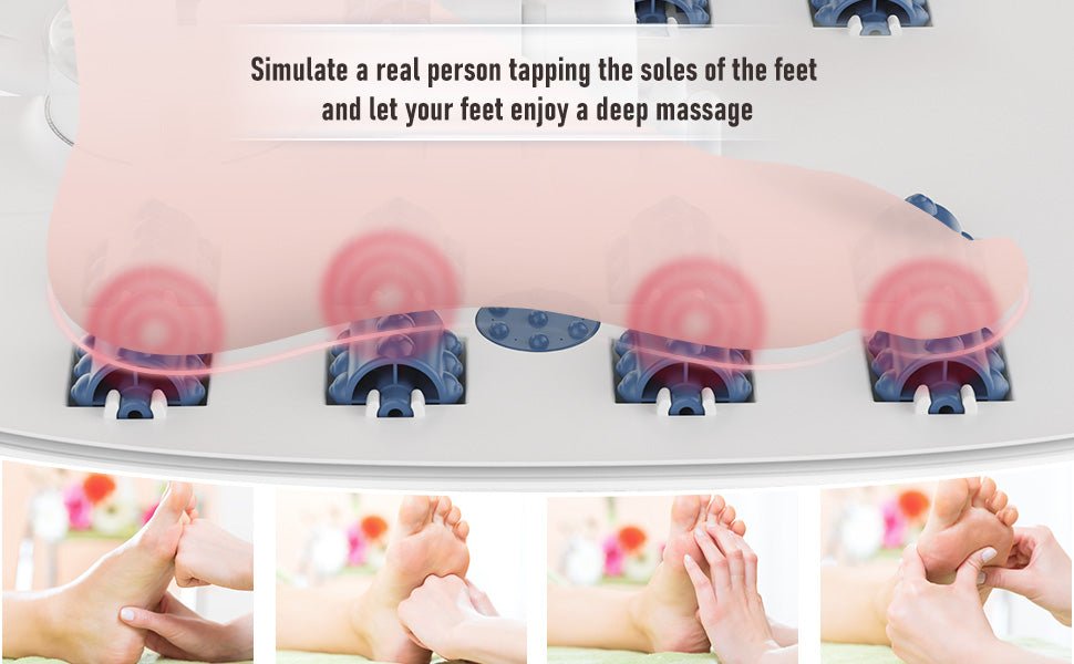 NAIPO XKAM - SPA18 Heated Bubble Foot Spa with Rollers - NAIPO