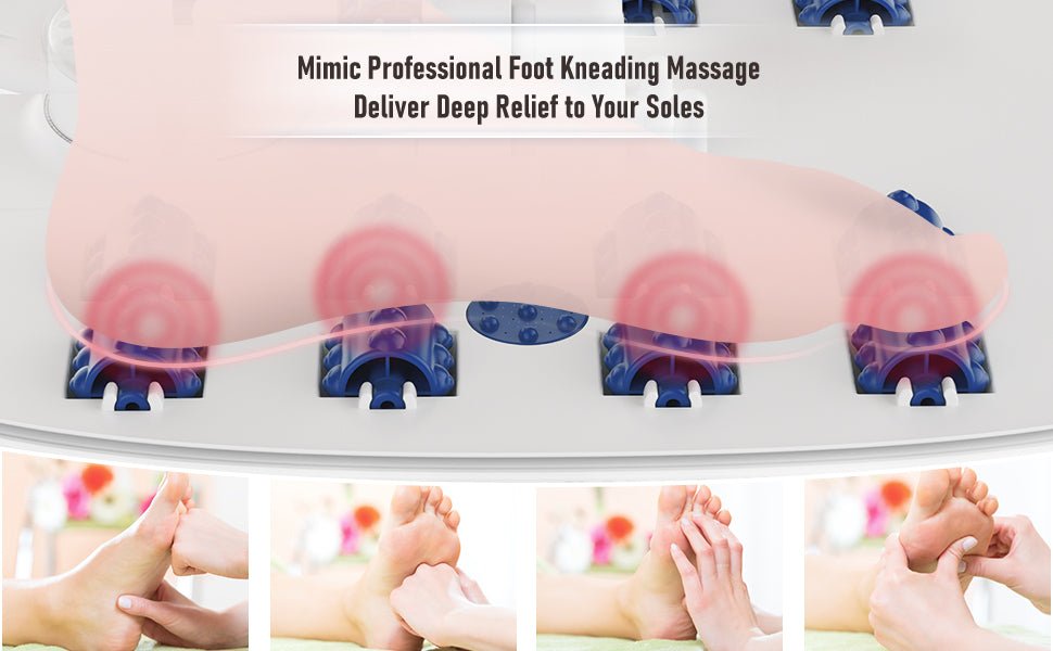 NAIPO XKAM-SPA18 Heated Bubble Foot Spa with Rollers - NAIPO
