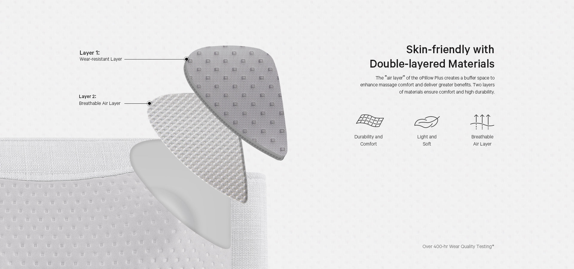 Masseur de dos NAIPO oPillow-P1 Plus