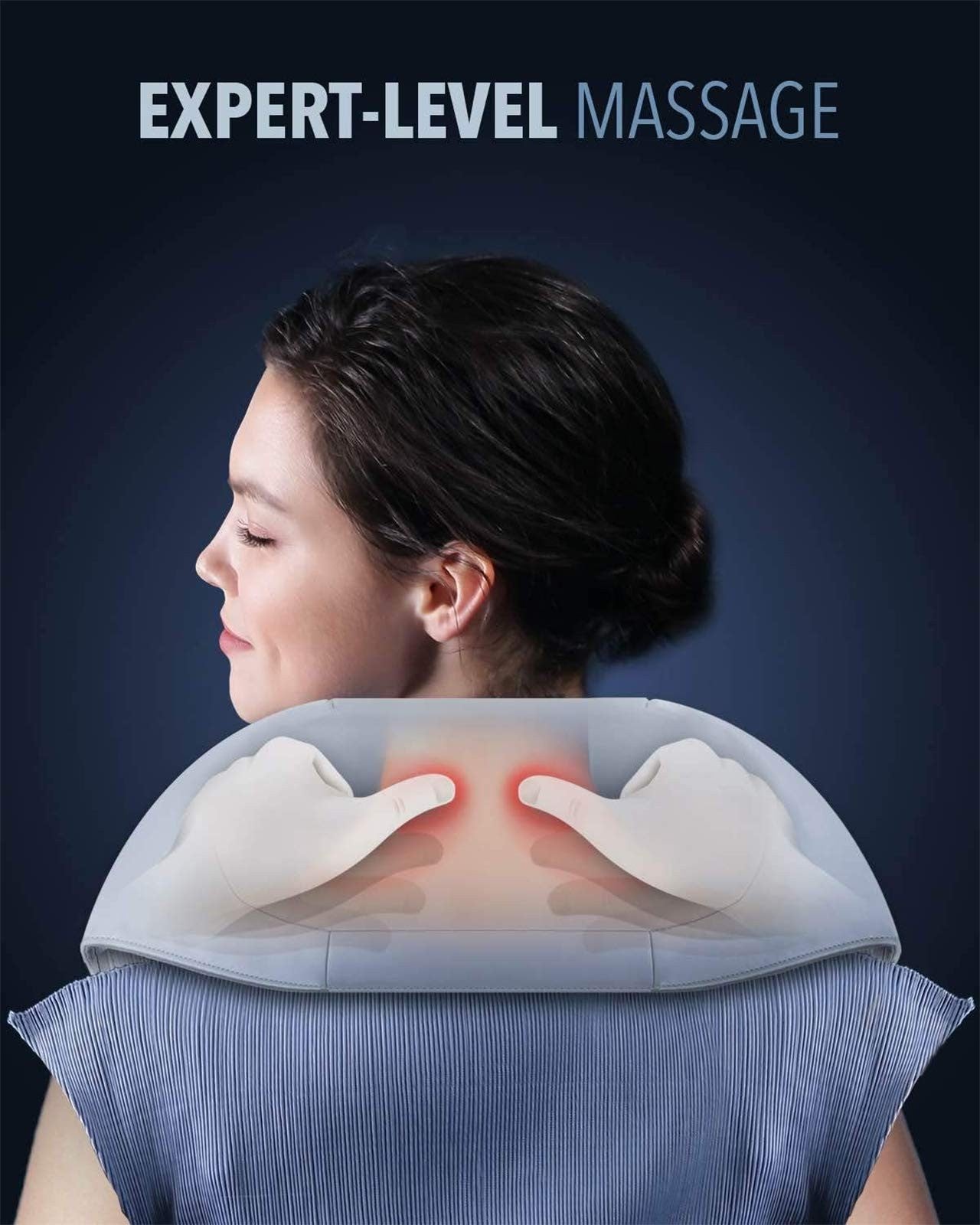 Masseur d'épaules NAIPO oCuddle C1 avec chaleur réglable et sangles