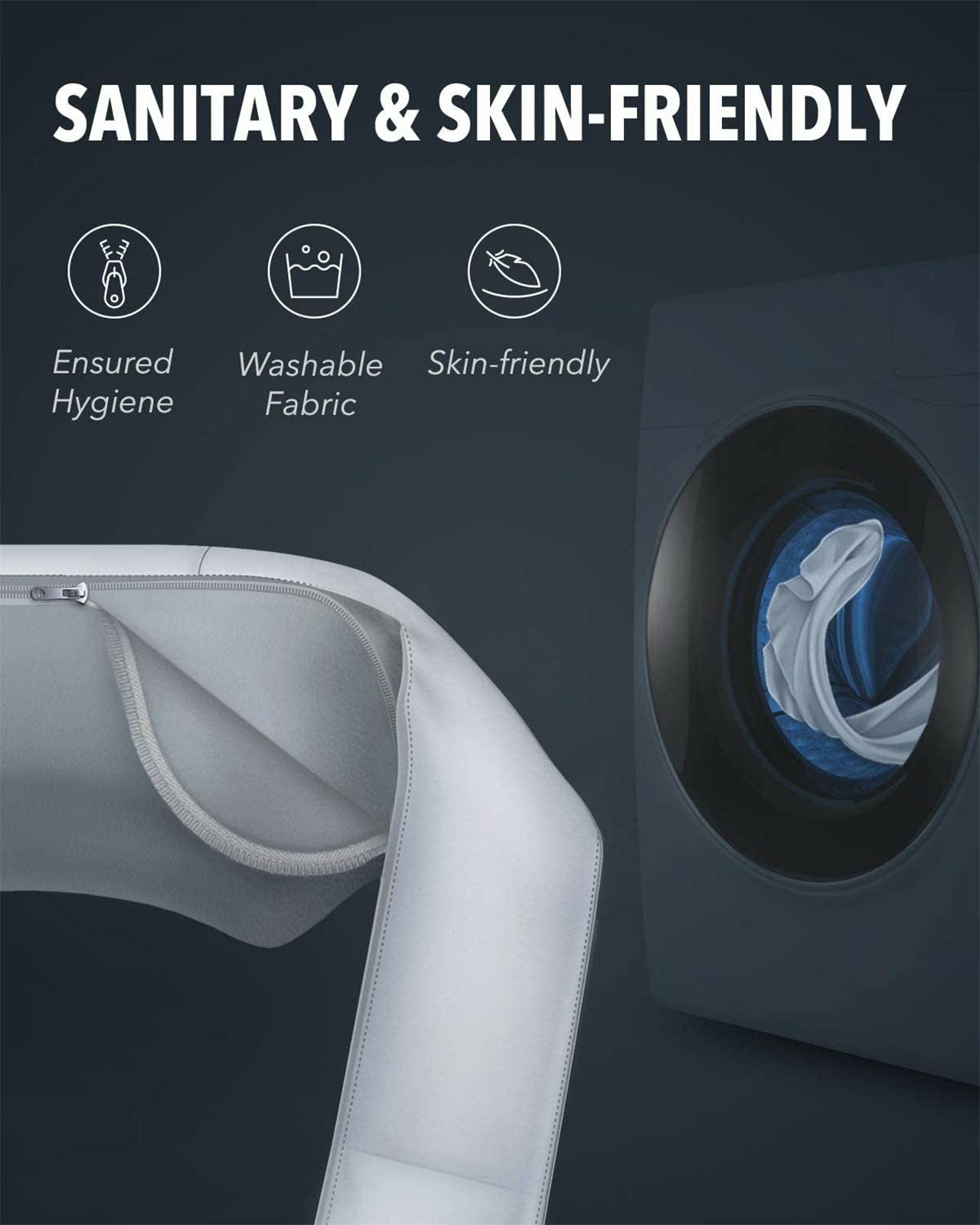 Masseur d'épaules NAIPO oCuddle C1 avec chaleur réglable et sangles