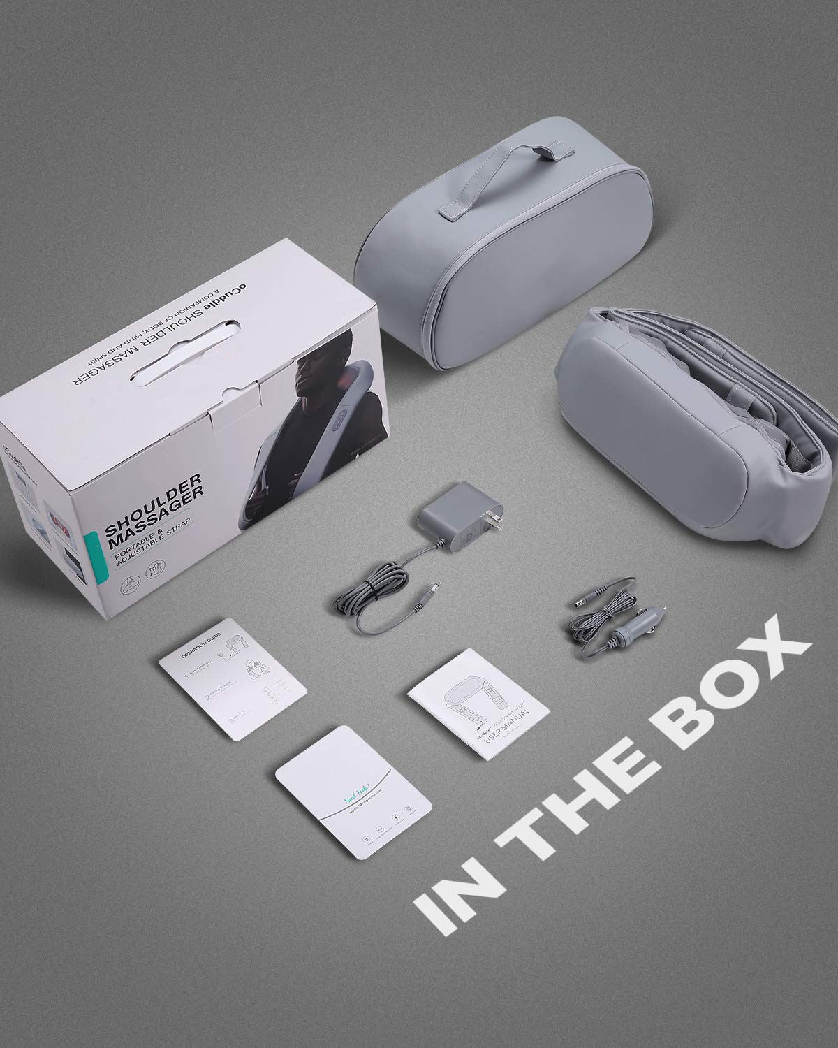 Masseur d'épaules NAIPO oCuddle C1 avec chaleur réglable et sangles